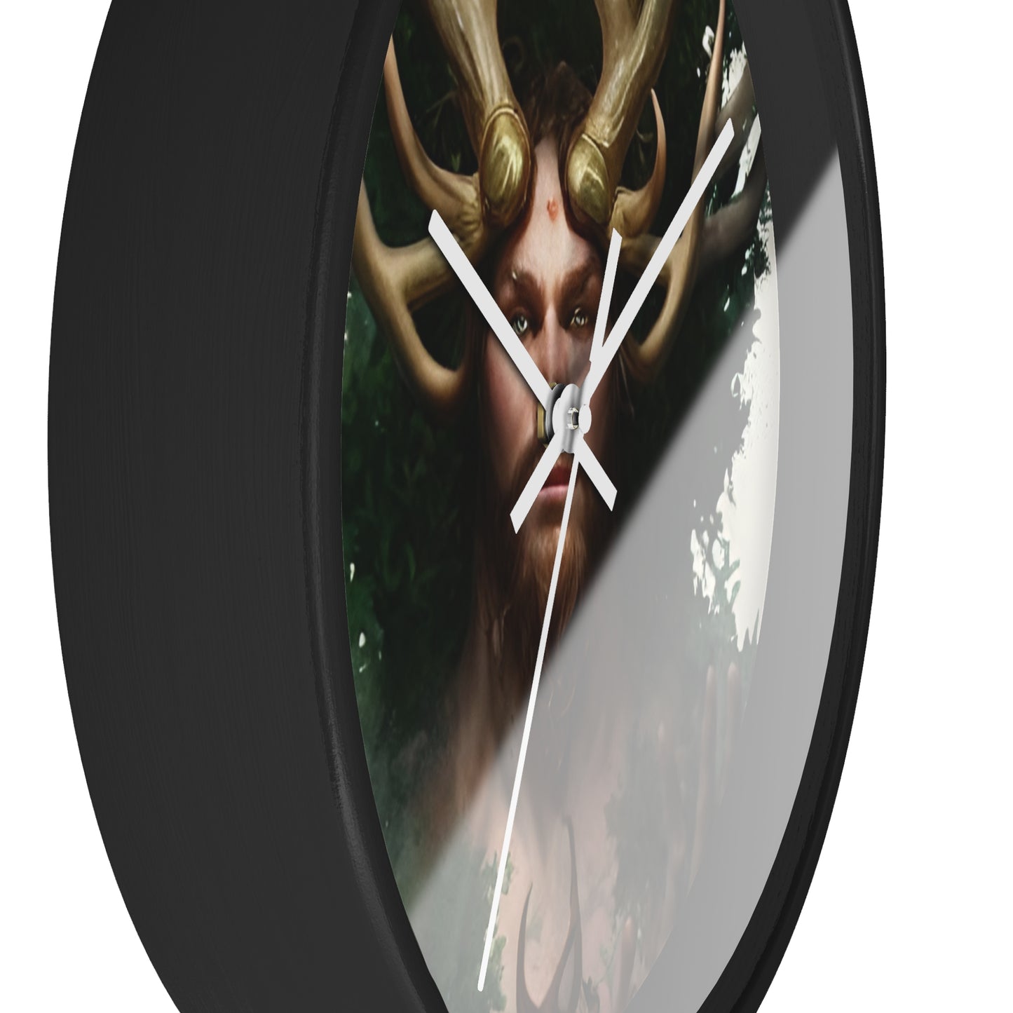 Horned God Cernunnos Celtic God Wall Clock
