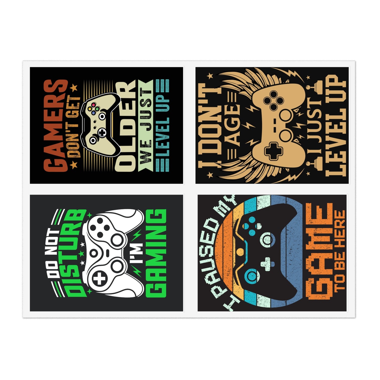 Gamer Sticker Sheets