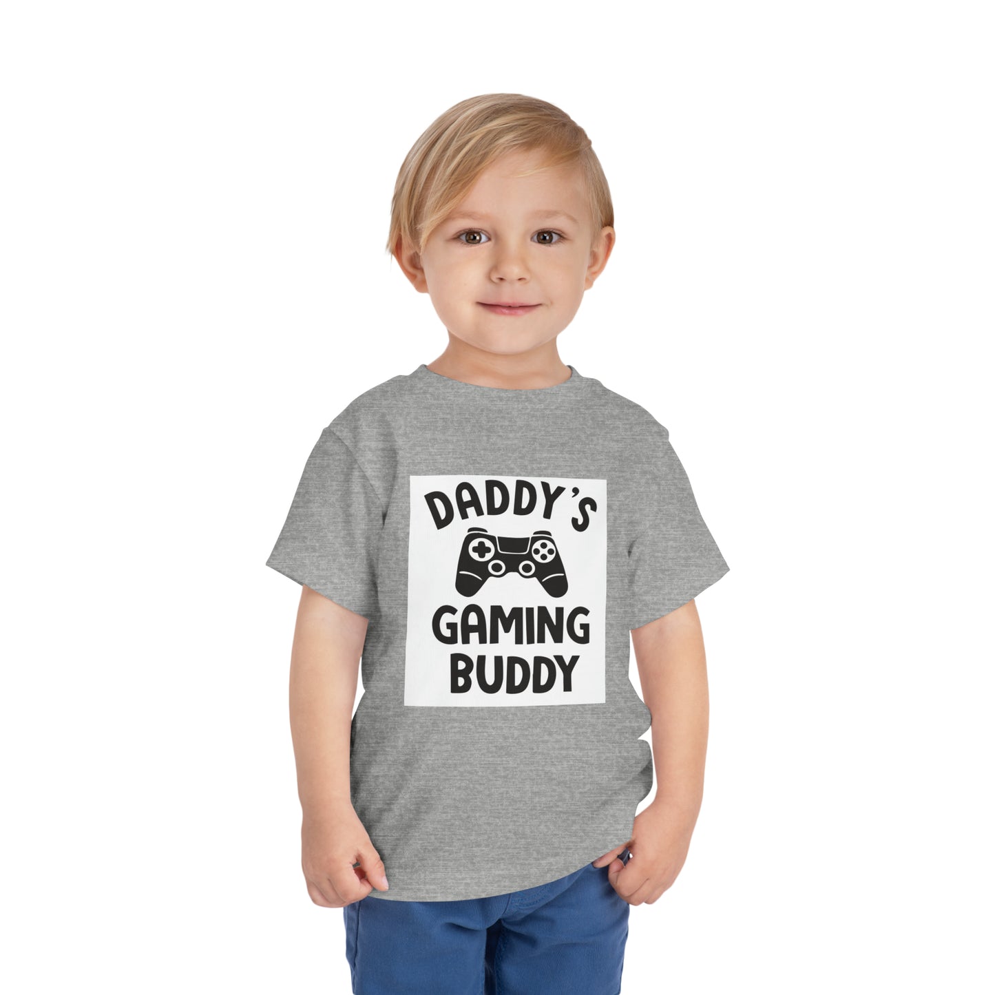 Daddy’s Gaming Buddy Toddler Short Sleeve Tee