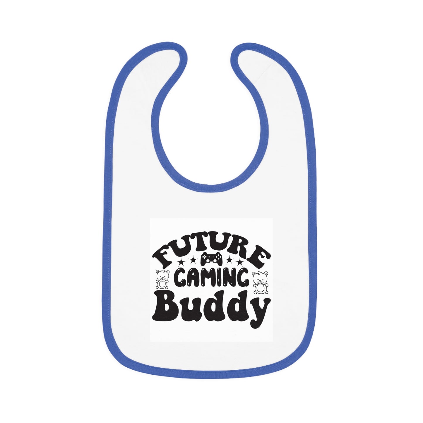 Future Gaming Buddy Baby Contrast Trim Jersey Bib