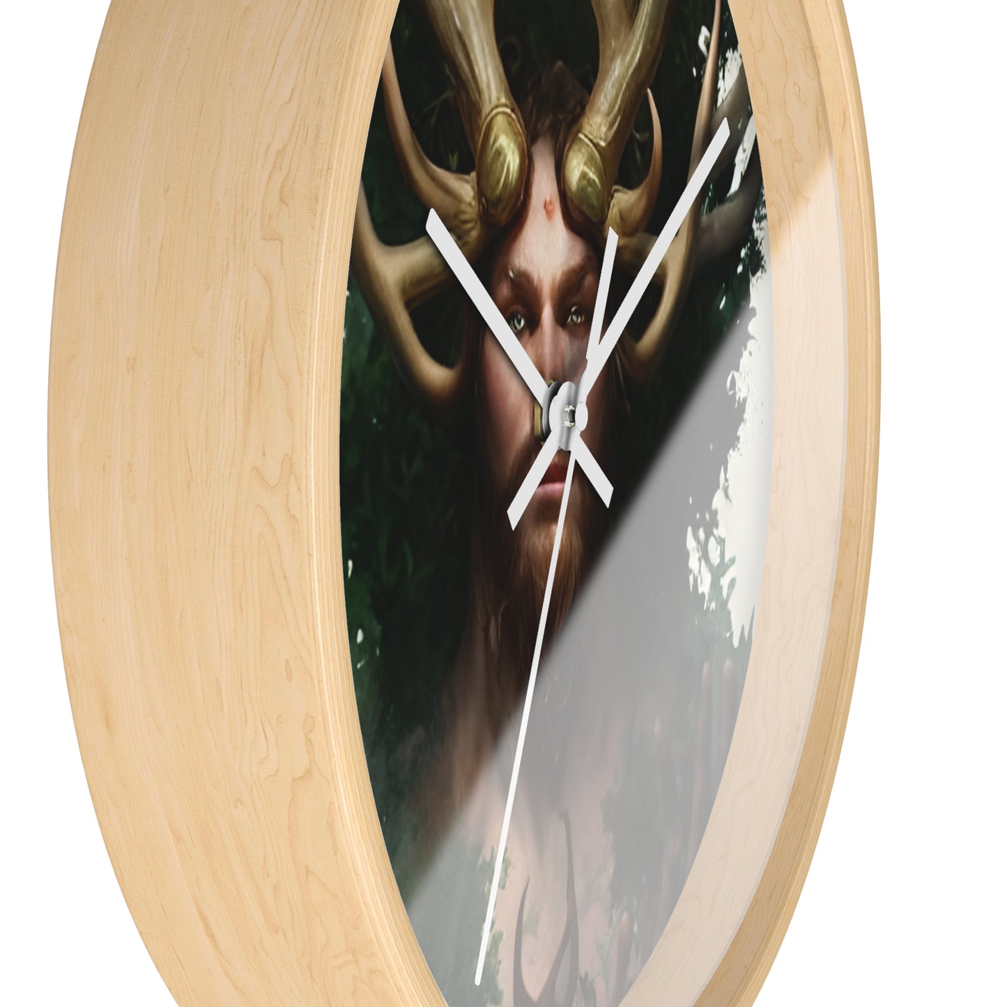 Horned God Cernunnos Celtic God Wall Clock