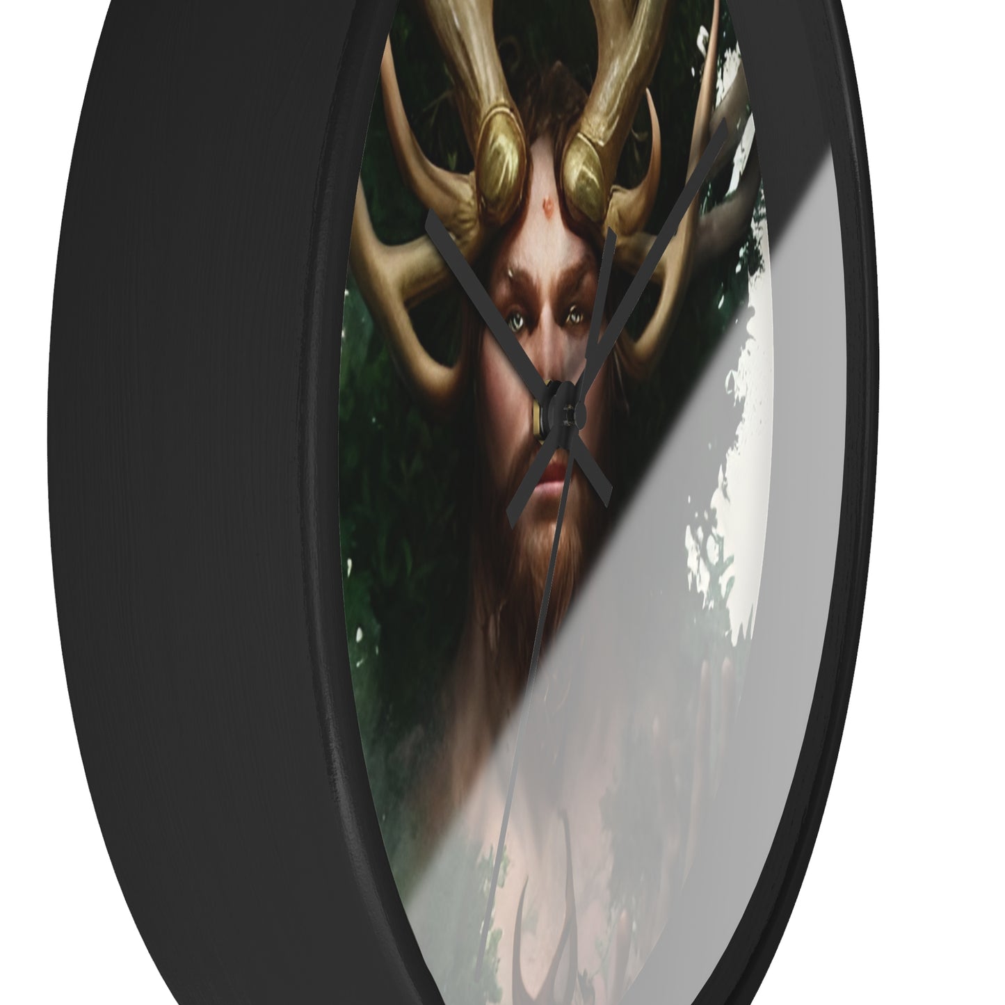 Horned God Cernunnos Celtic God Wall Clock