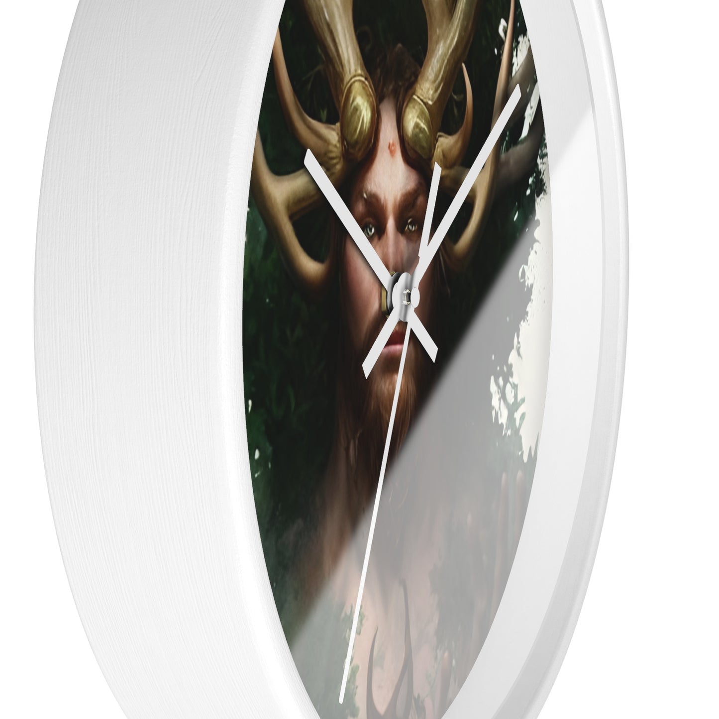 Horned God Cernunnos Celtic God Wall Clock