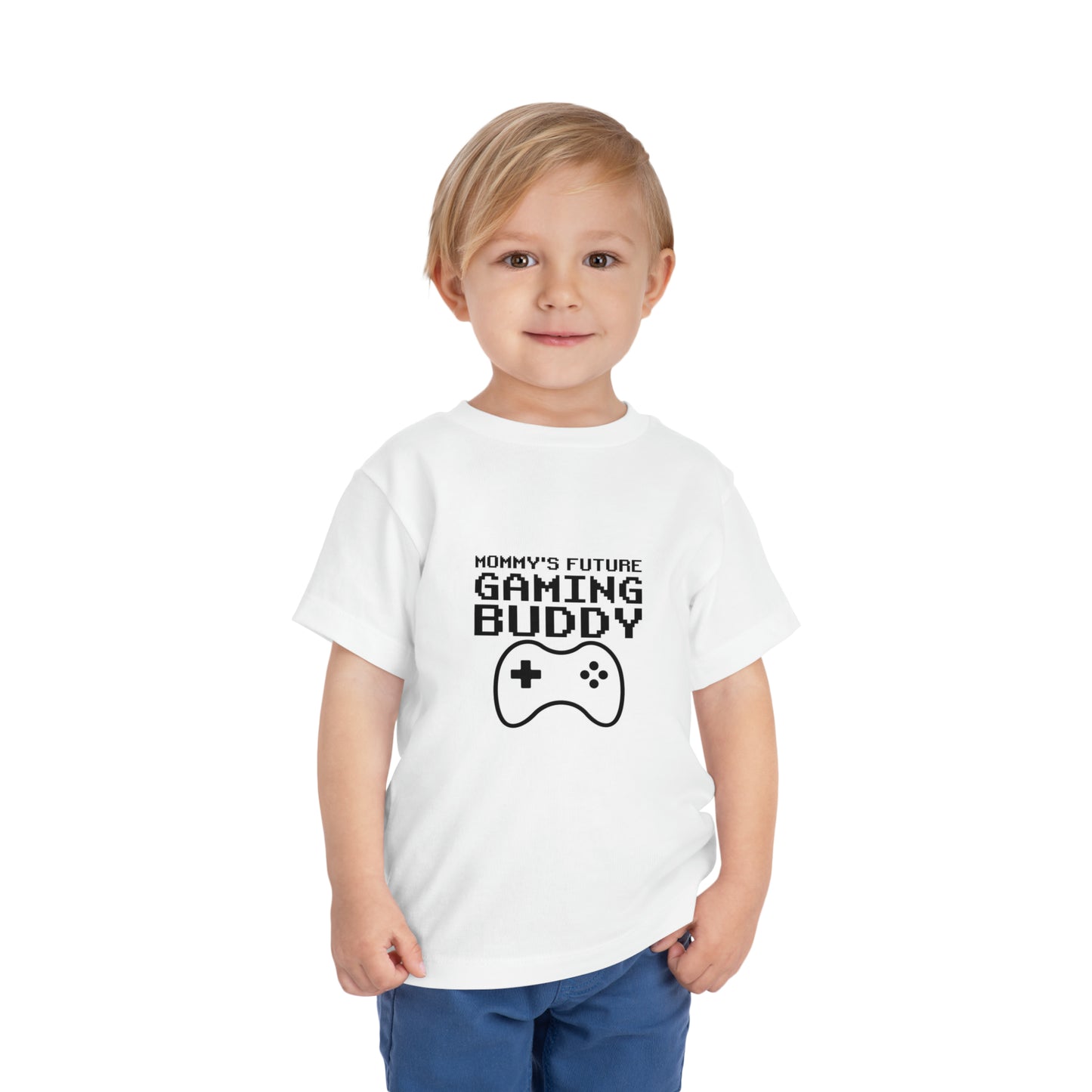 Mommy’s Future Gaming Buddy Toddler Short Sleeve Tee