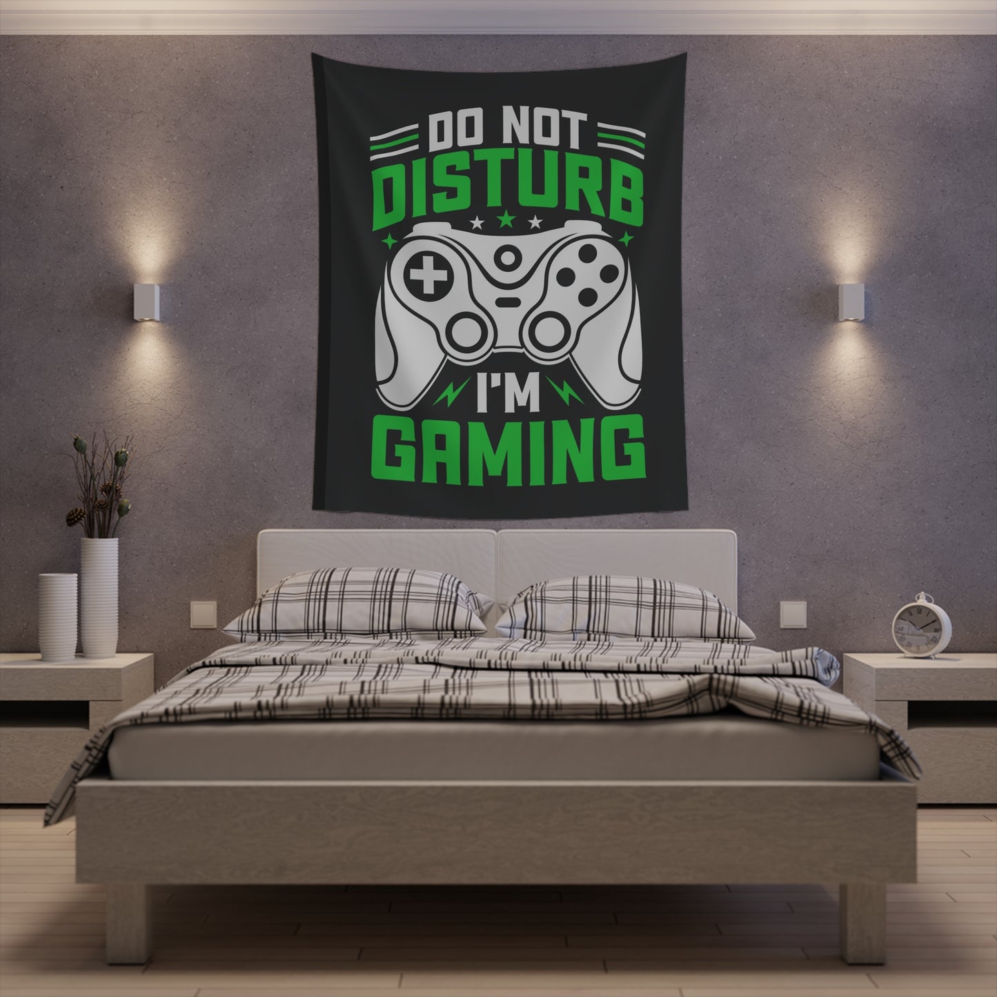 Do not disturb I’m gaming Printed Wall Tapestry