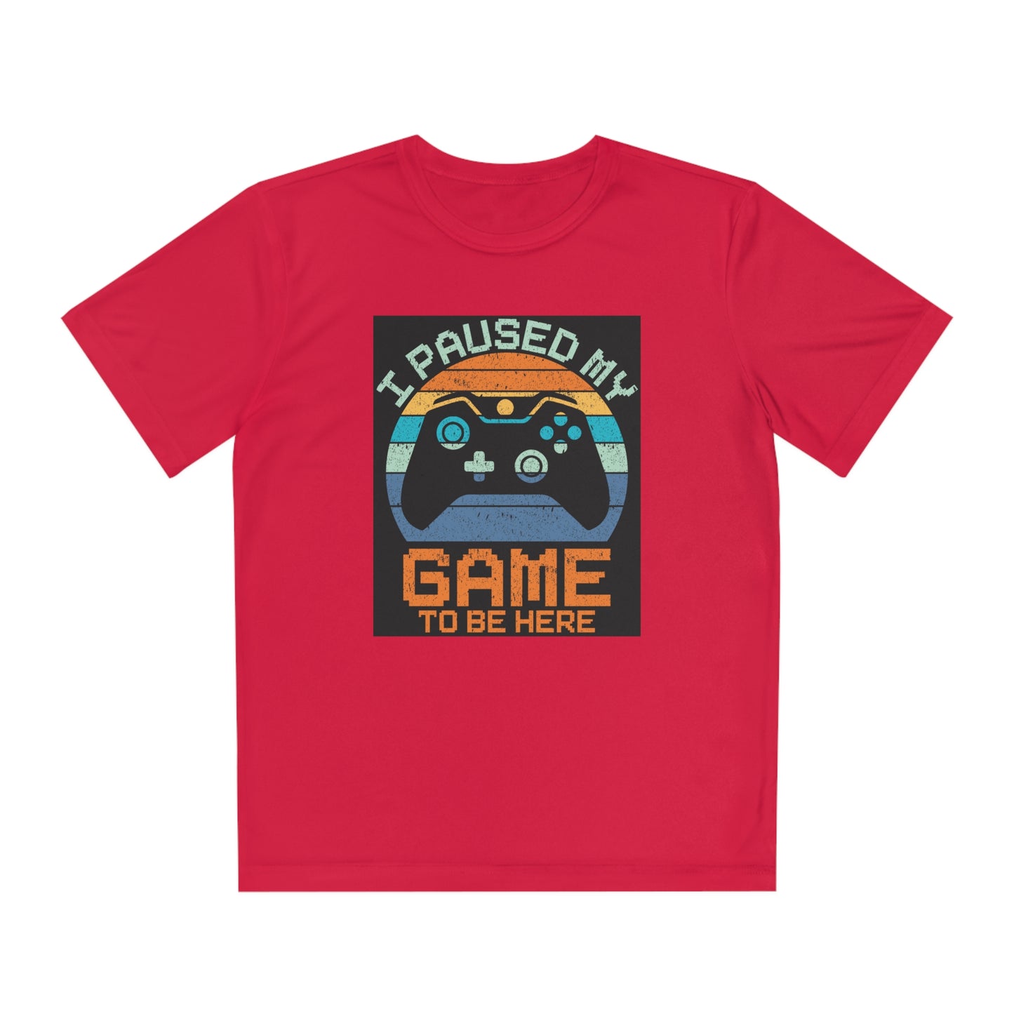 I paused my game to be here Youth Competitor Tee