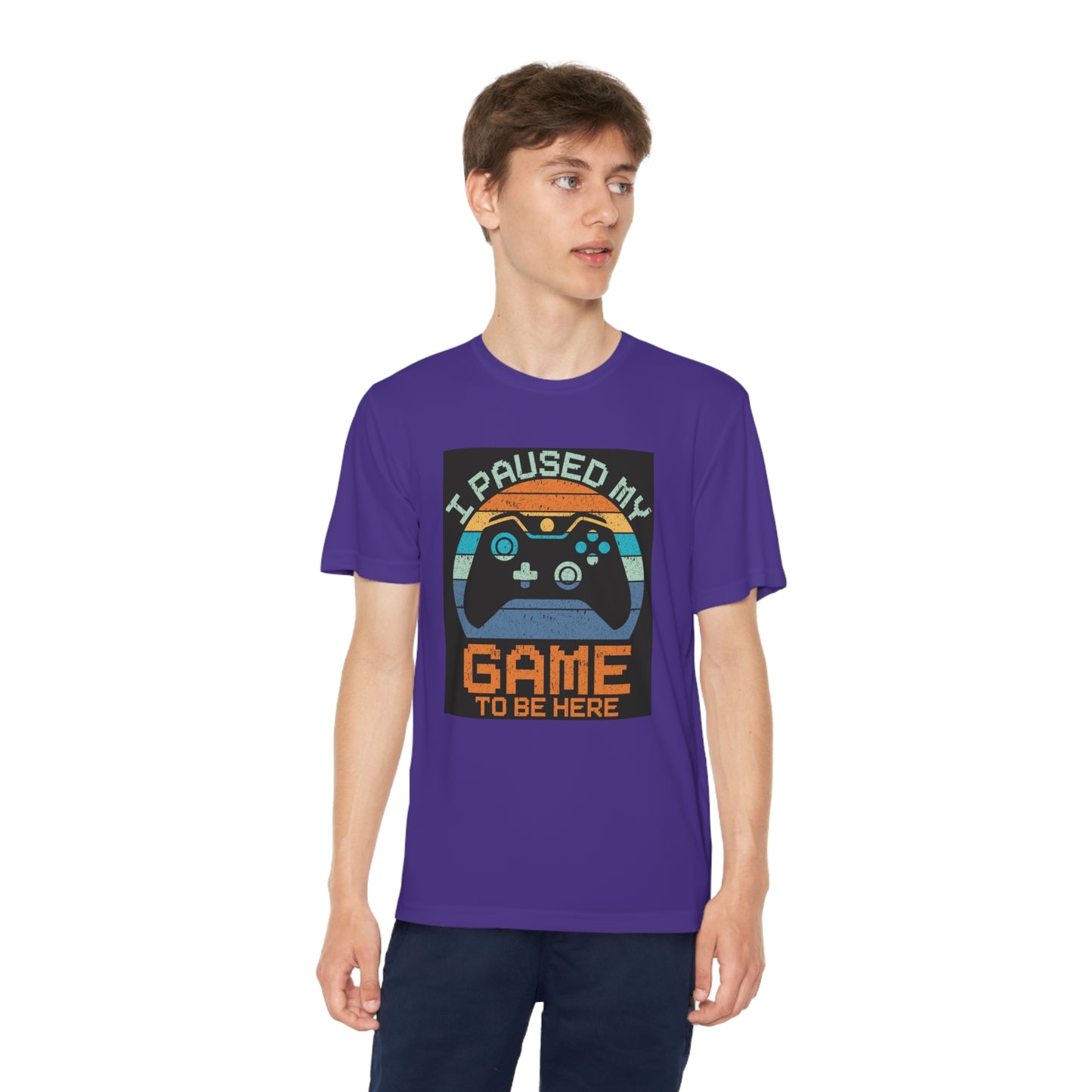 I paused my game to be here Youth Competitor Tee