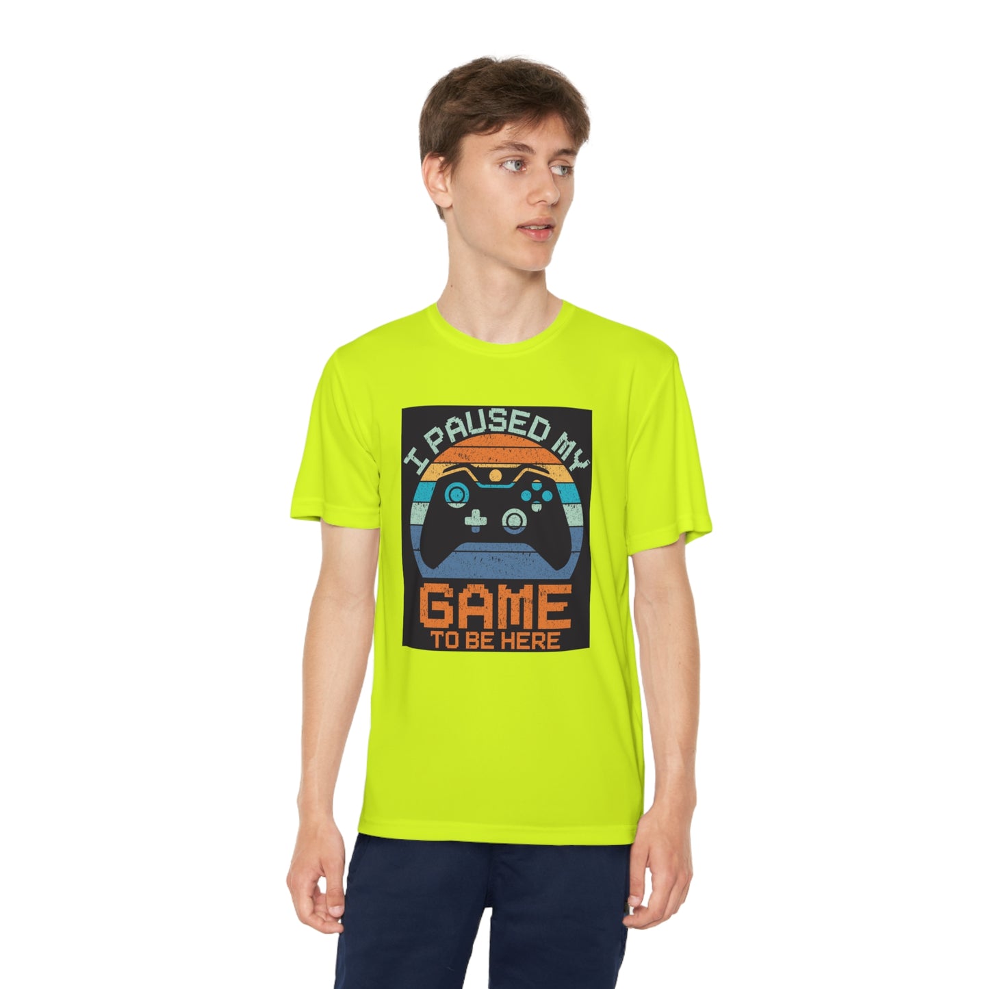 I paused my game to be here Youth Competitor Tee