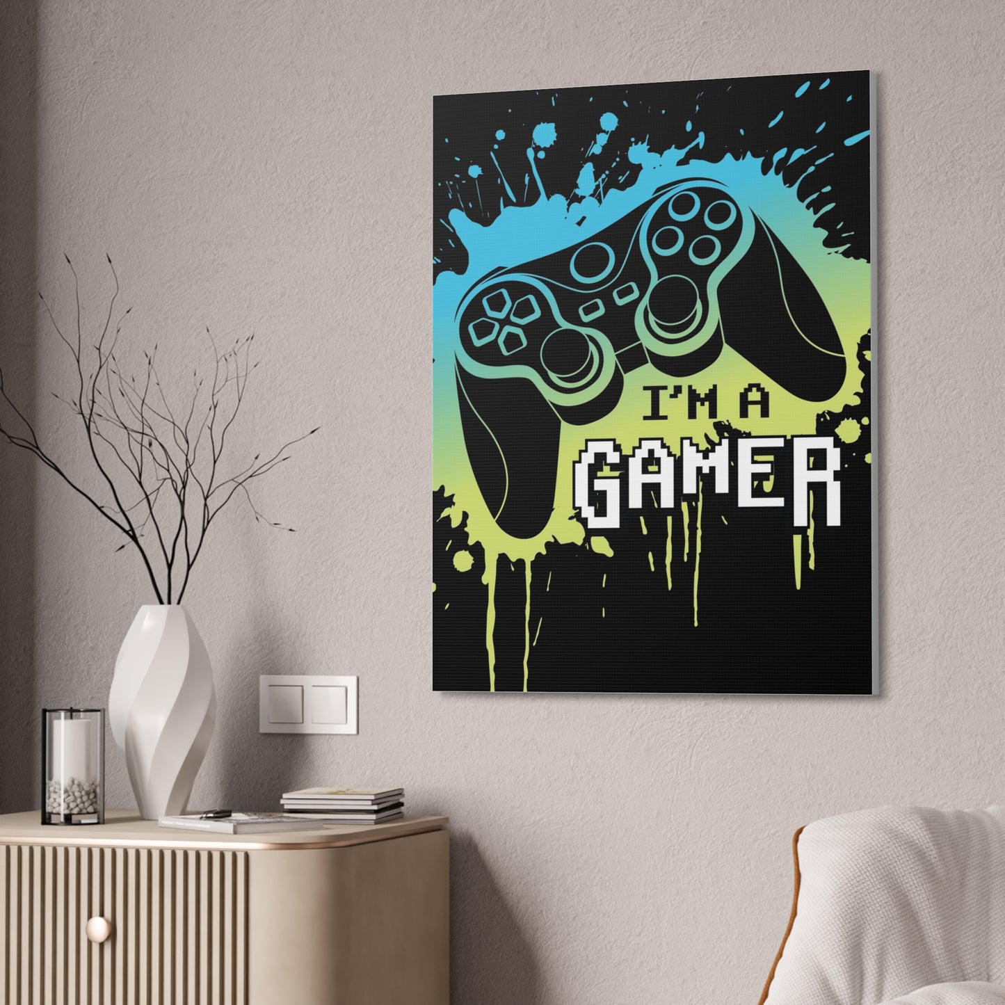 I’m A Gamer Canvas Stretched, 1.5''