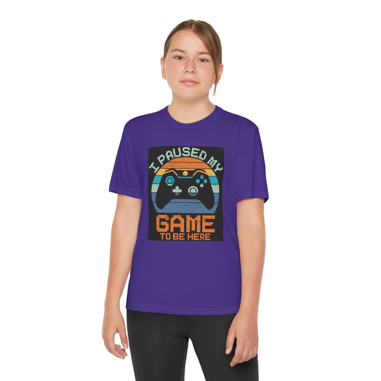 I paused my game to be here Youth Competitor Tee