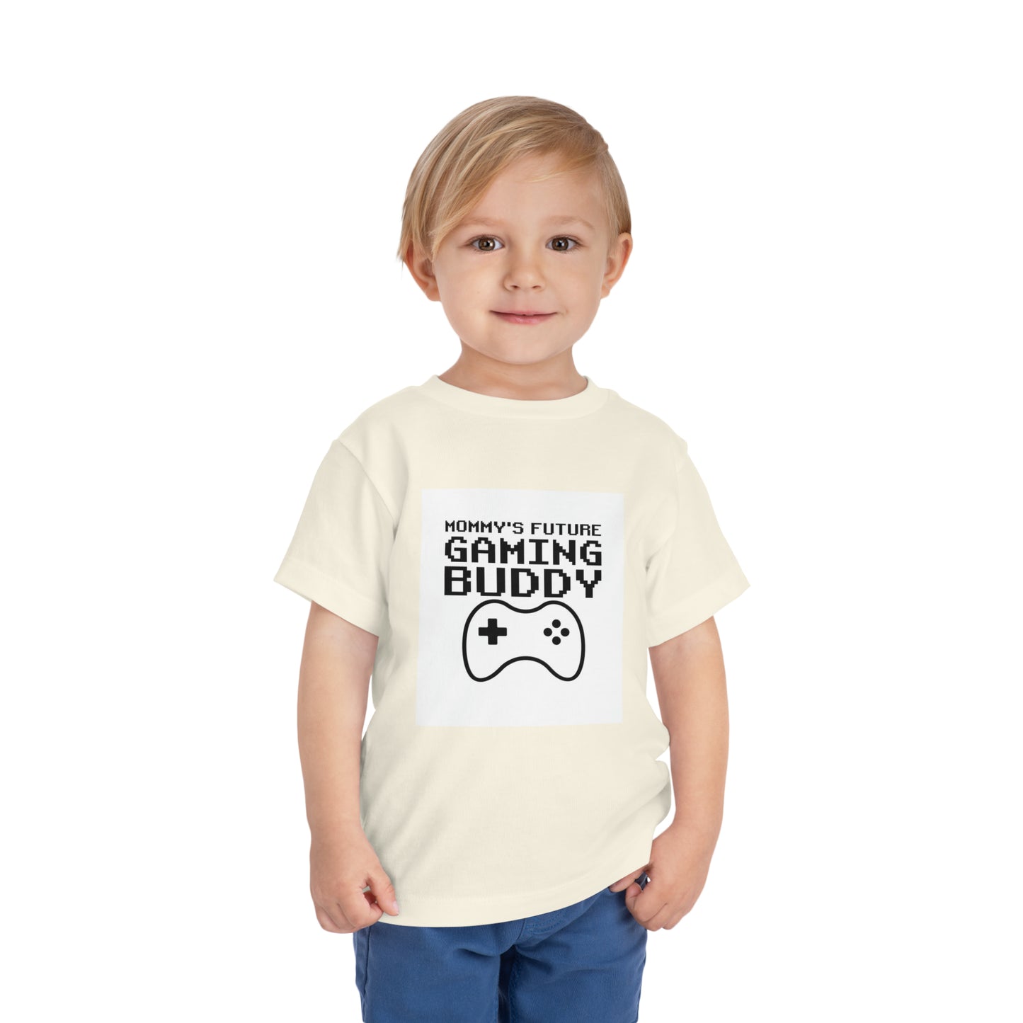 Mommy’s Future Gaming Buddy Toddler Short Sleeve Tee