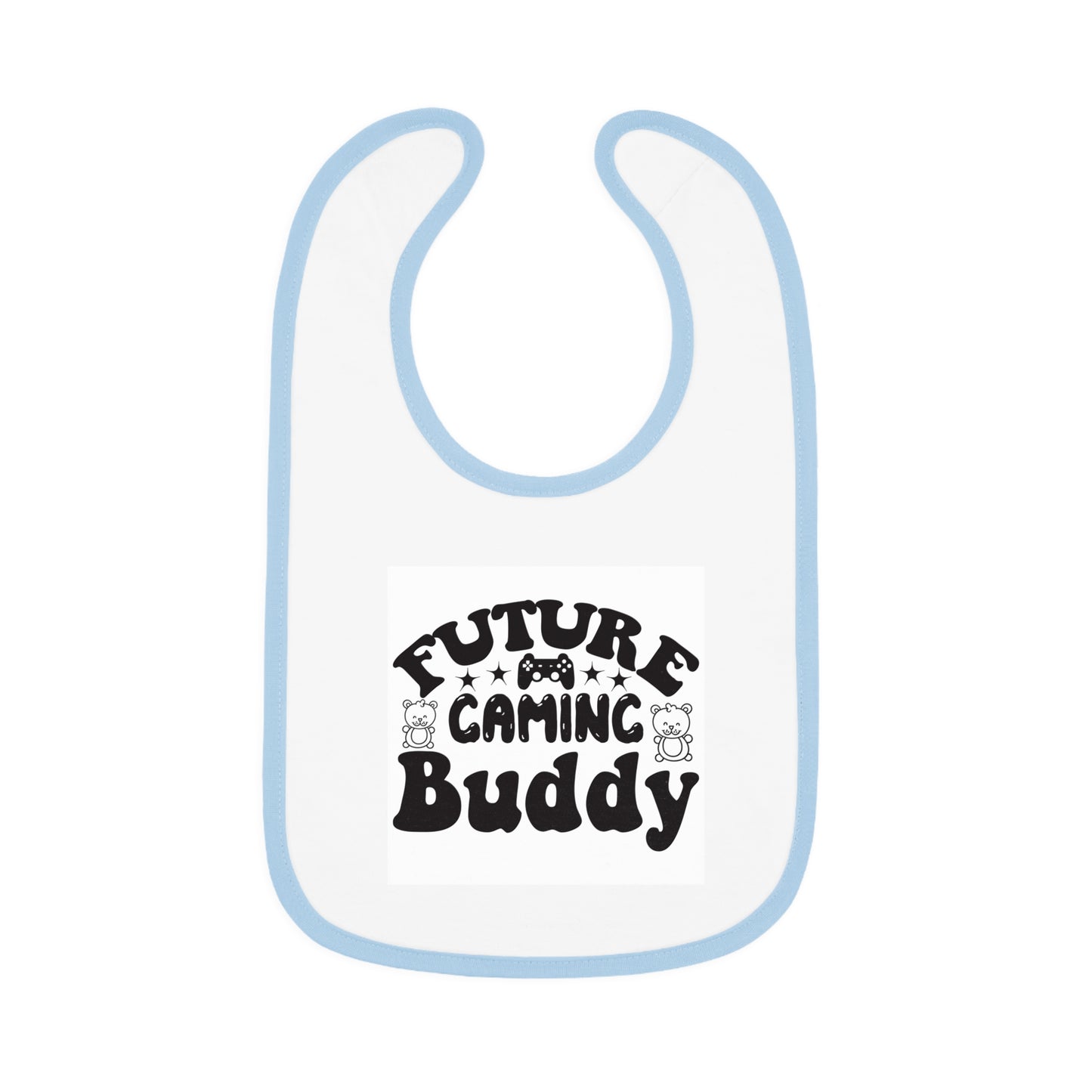 Future Gaming Buddy Baby Contrast Trim Jersey Bib