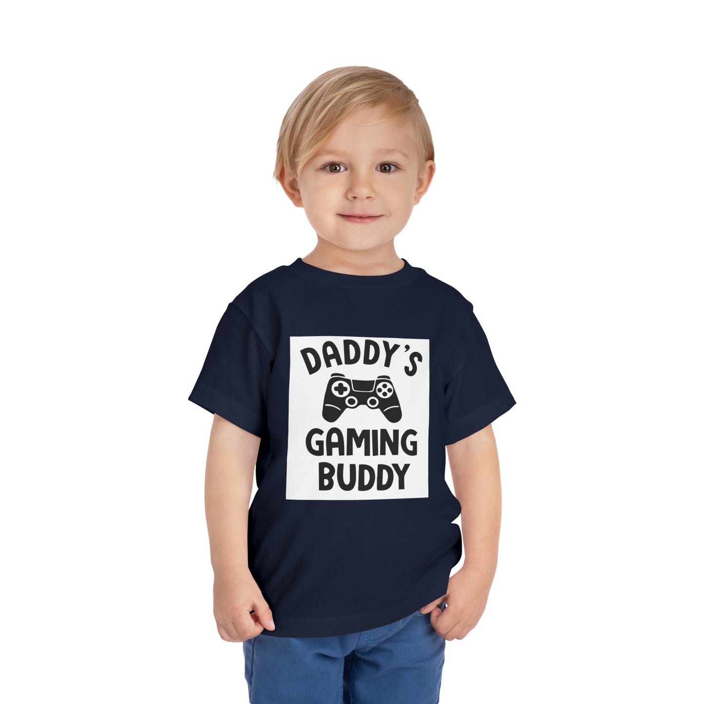 Daddy’s Gaming Buddy Toddler Short Sleeve Tee