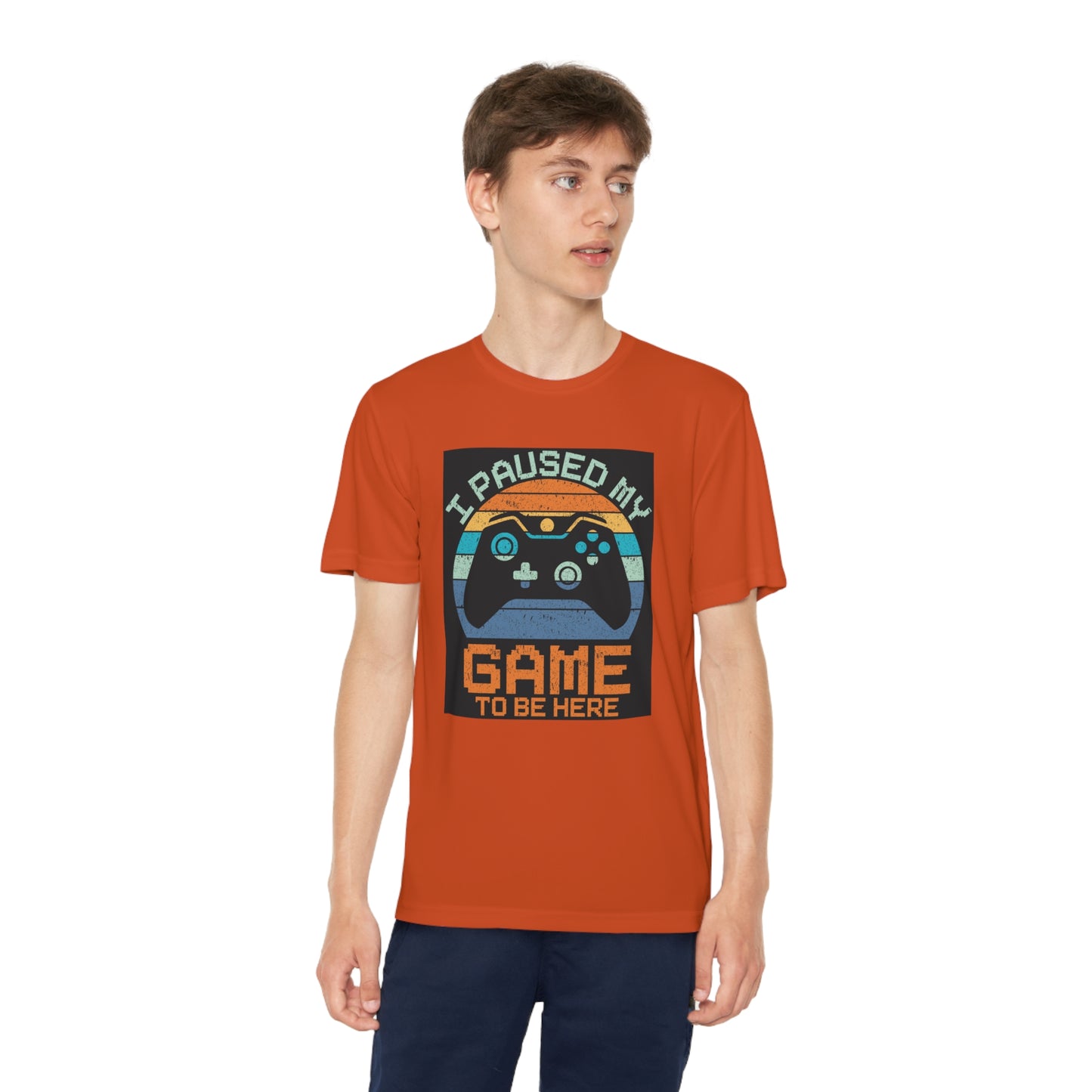 I paused my game to be here Youth Competitor Tee