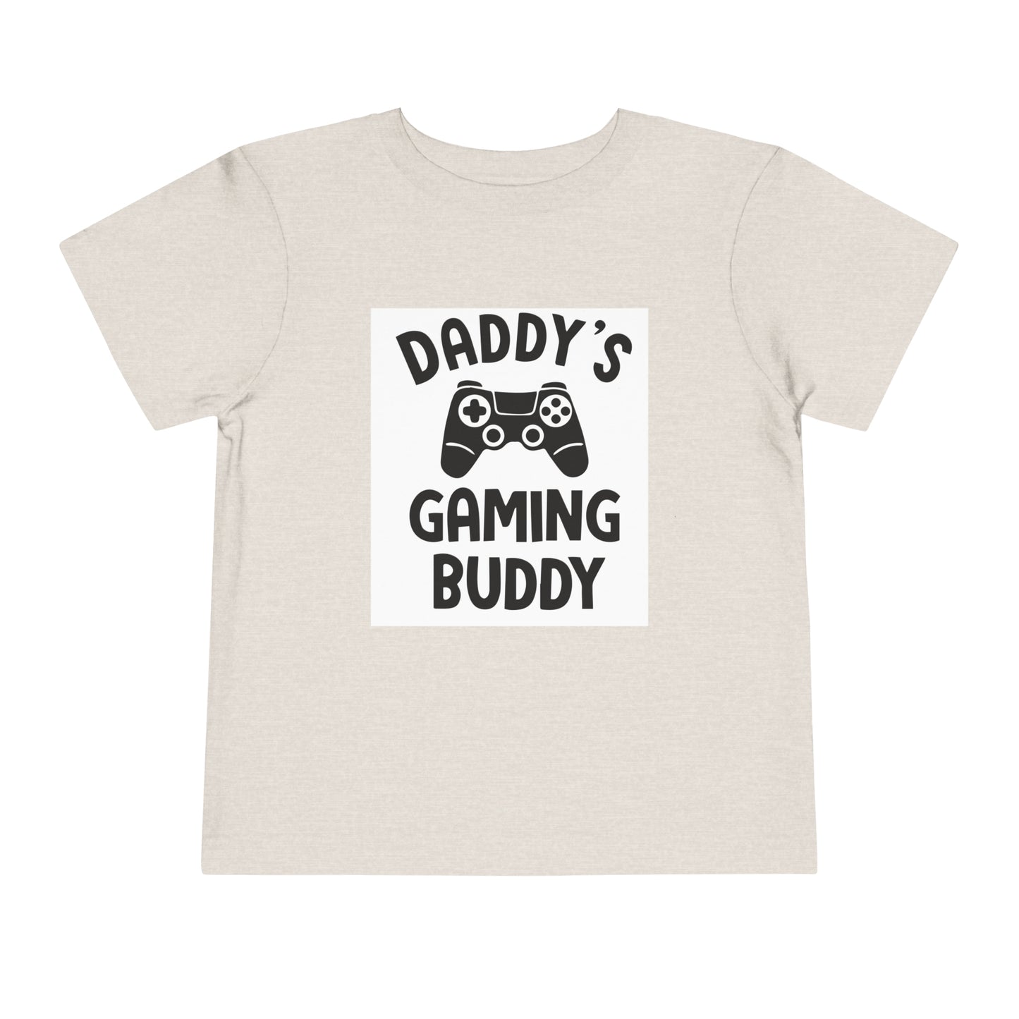 Daddy’s Gaming Buddy Toddler Short Sleeve Tee