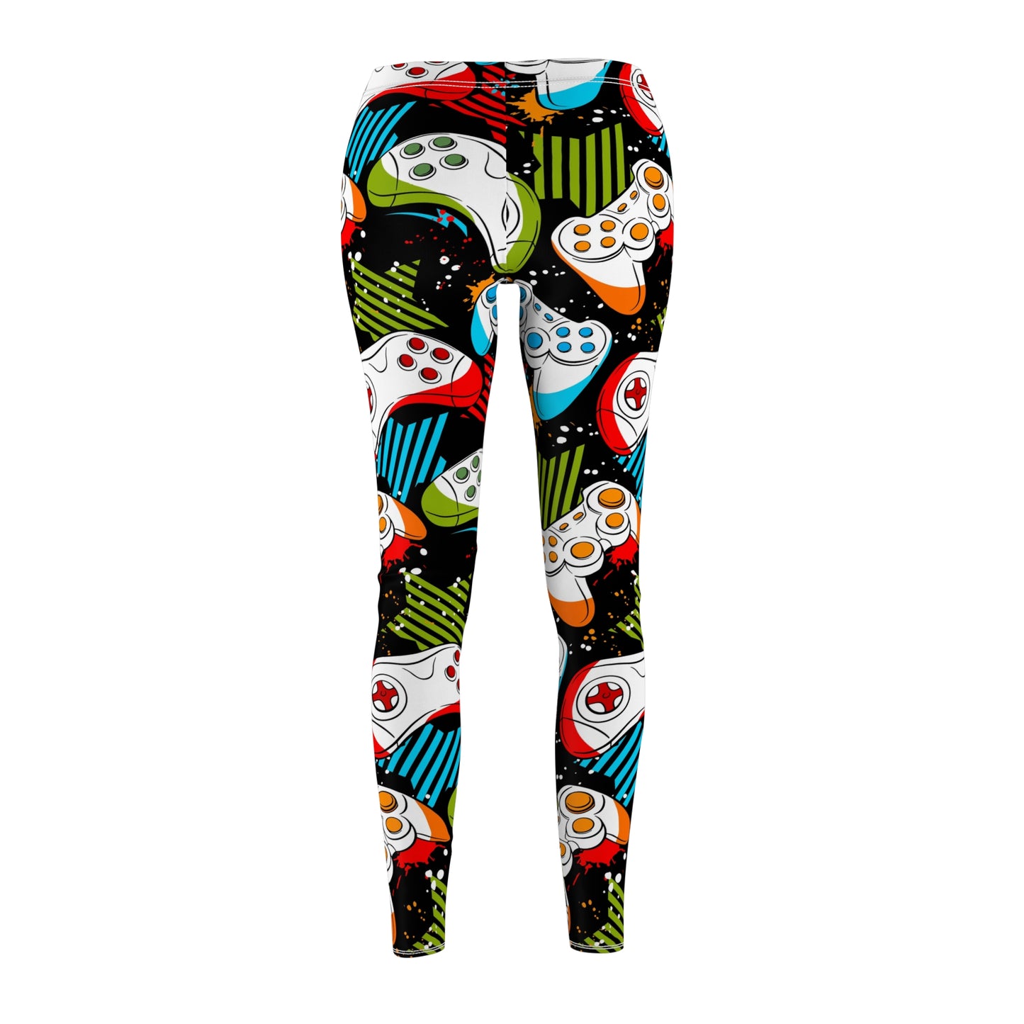 Gaming Pattern Women's Cut & Sew Casual Leggings (AOP)