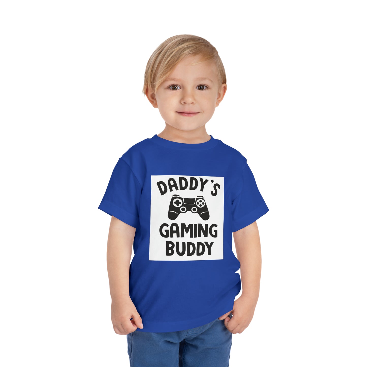 Daddy’s Gaming Buddy Toddler Short Sleeve Tee