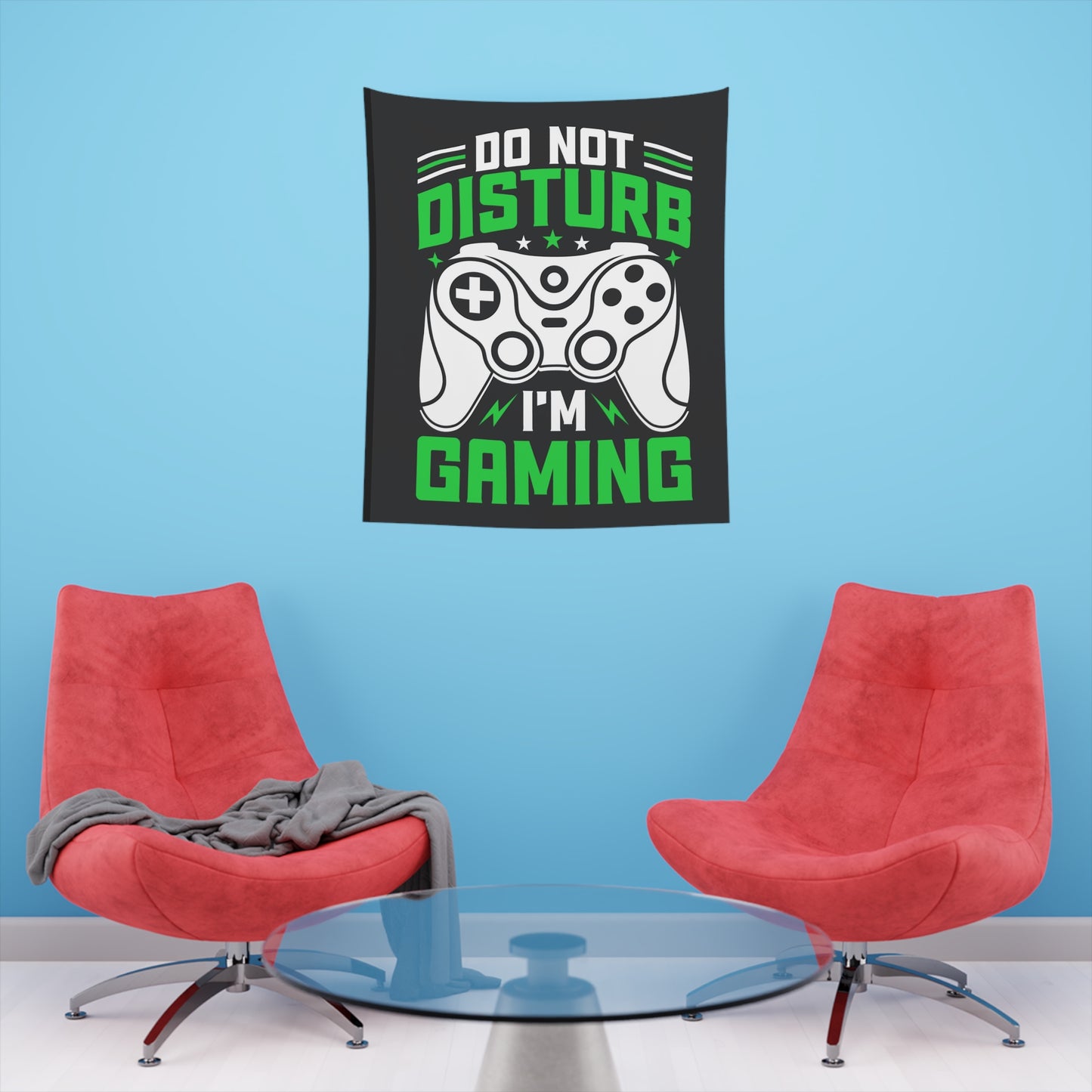 Do not disturb I’m gaming Printed Wall Tapestry