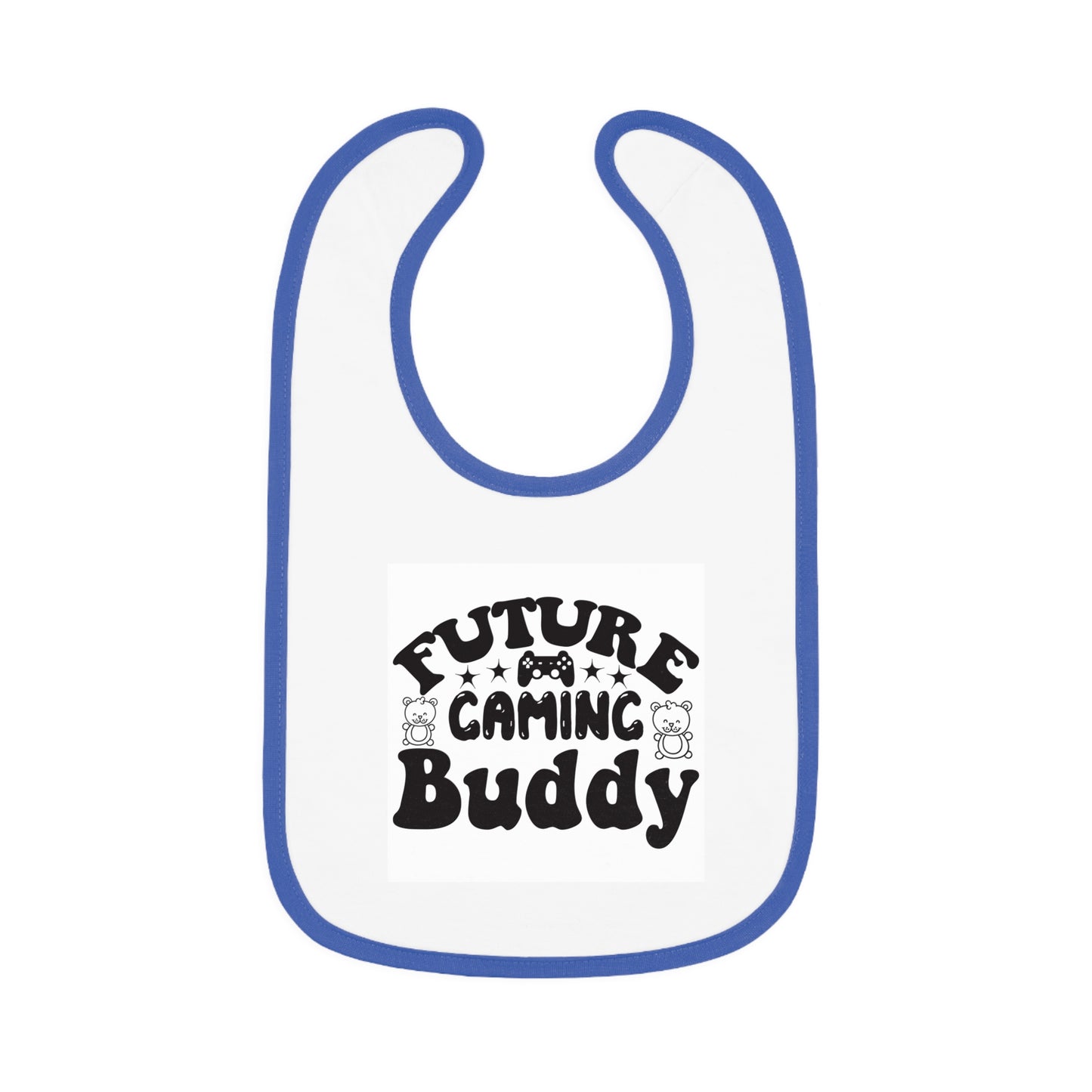 Future Gaming Buddy Baby Contrast Trim Jersey Bib