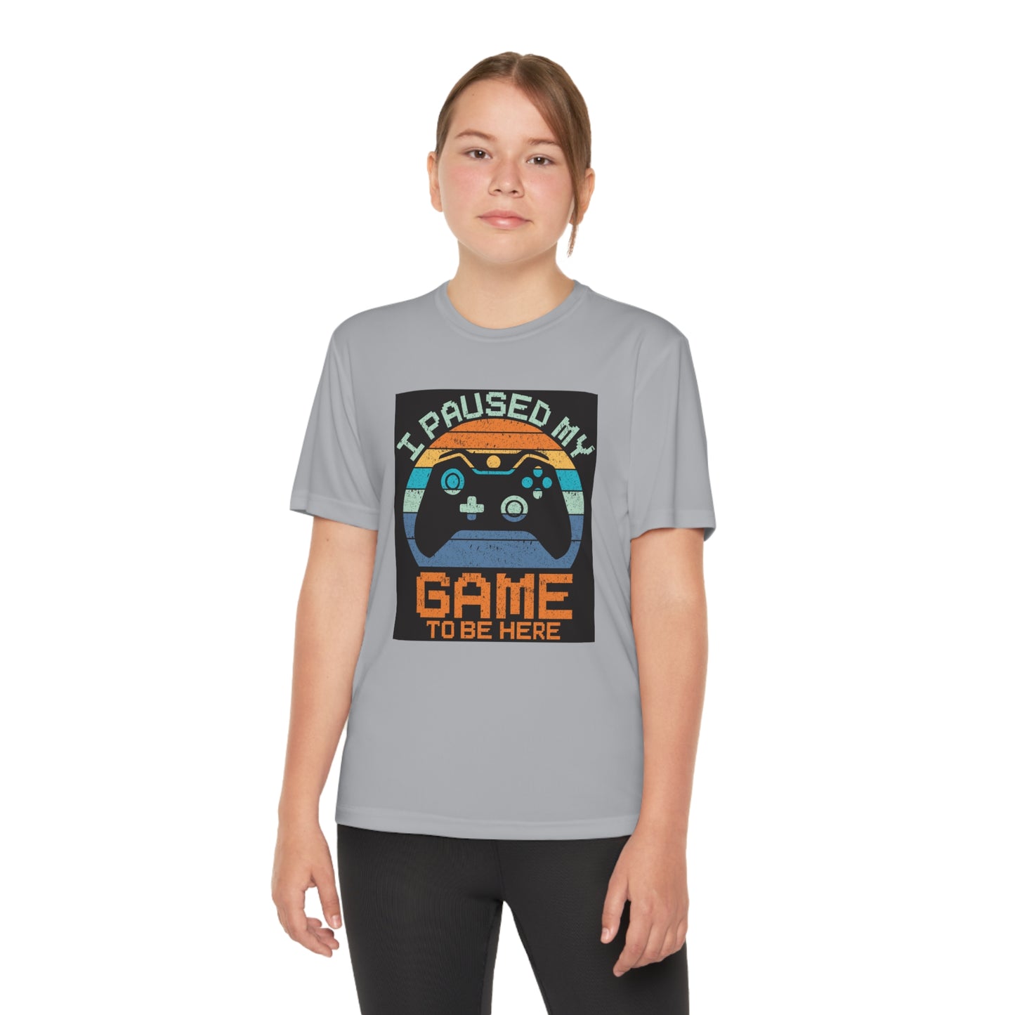 I paused my game to be here Youth Competitor Tee