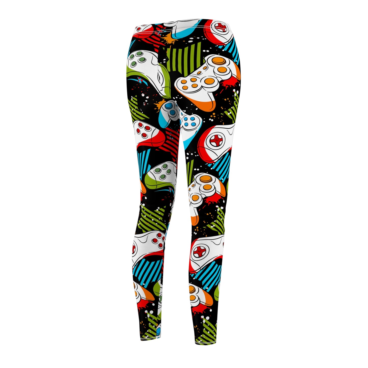 Gaming Pattern Women's Cut & Sew Casual Leggings (AOP)