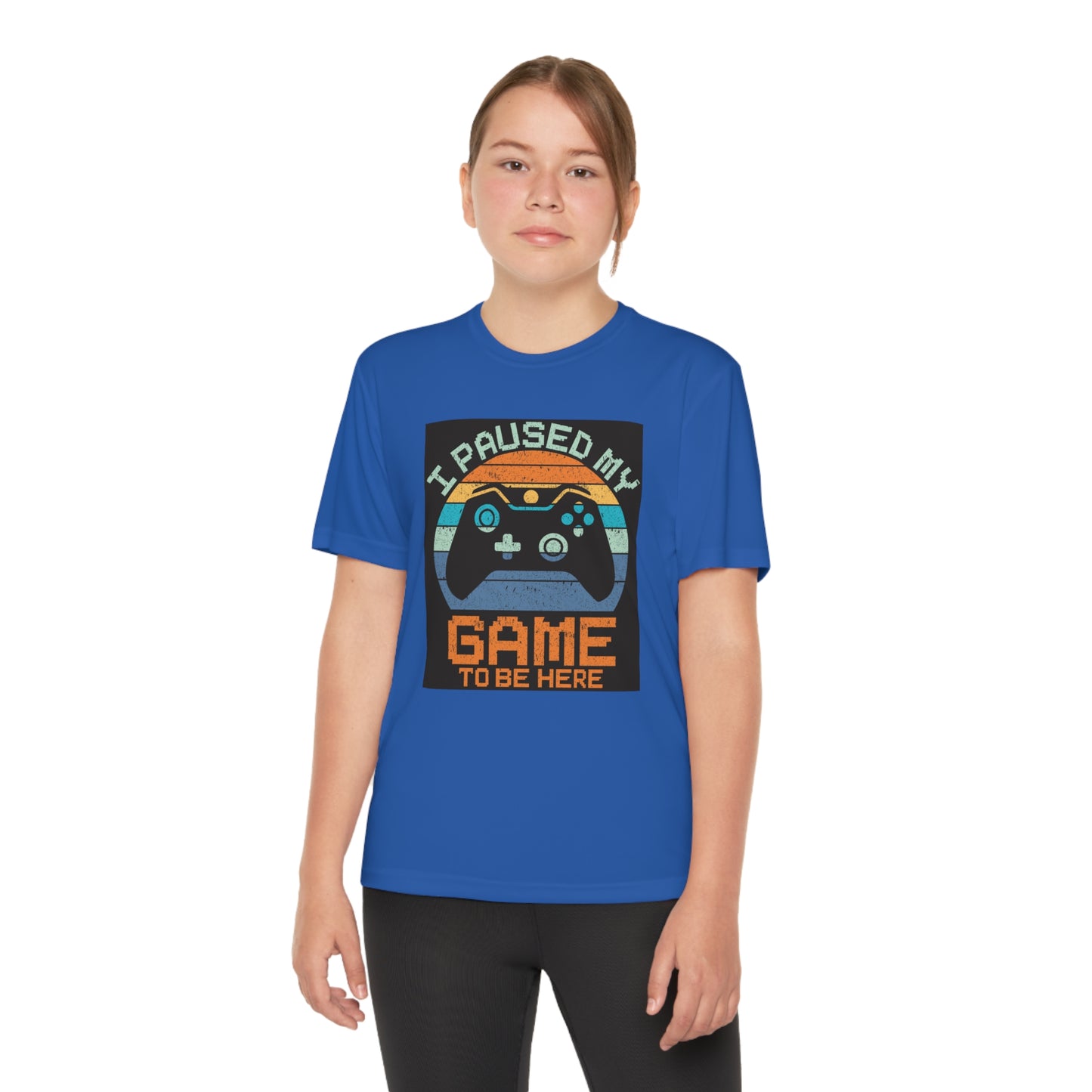 I paused my game to be here Youth Competitor Tee