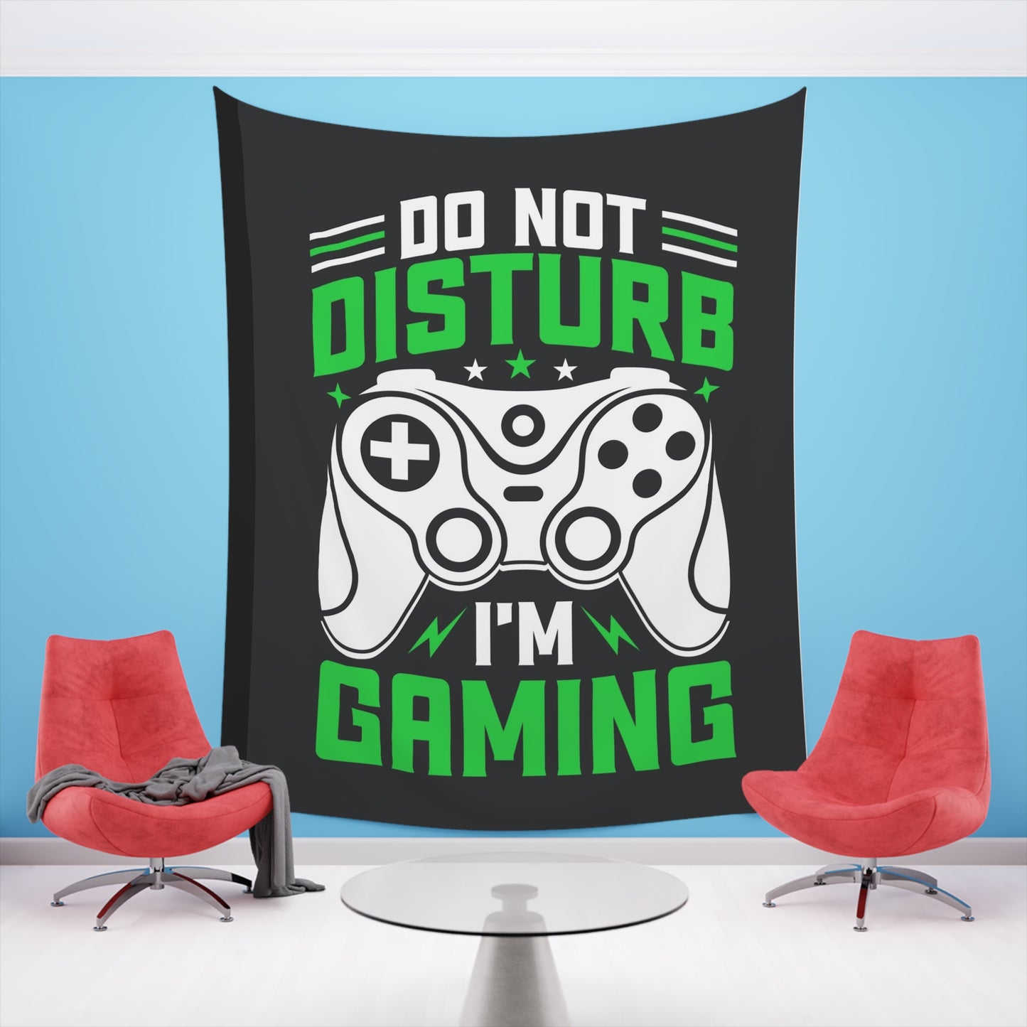 Do not disturb I’m gaming Printed Wall Tapestry