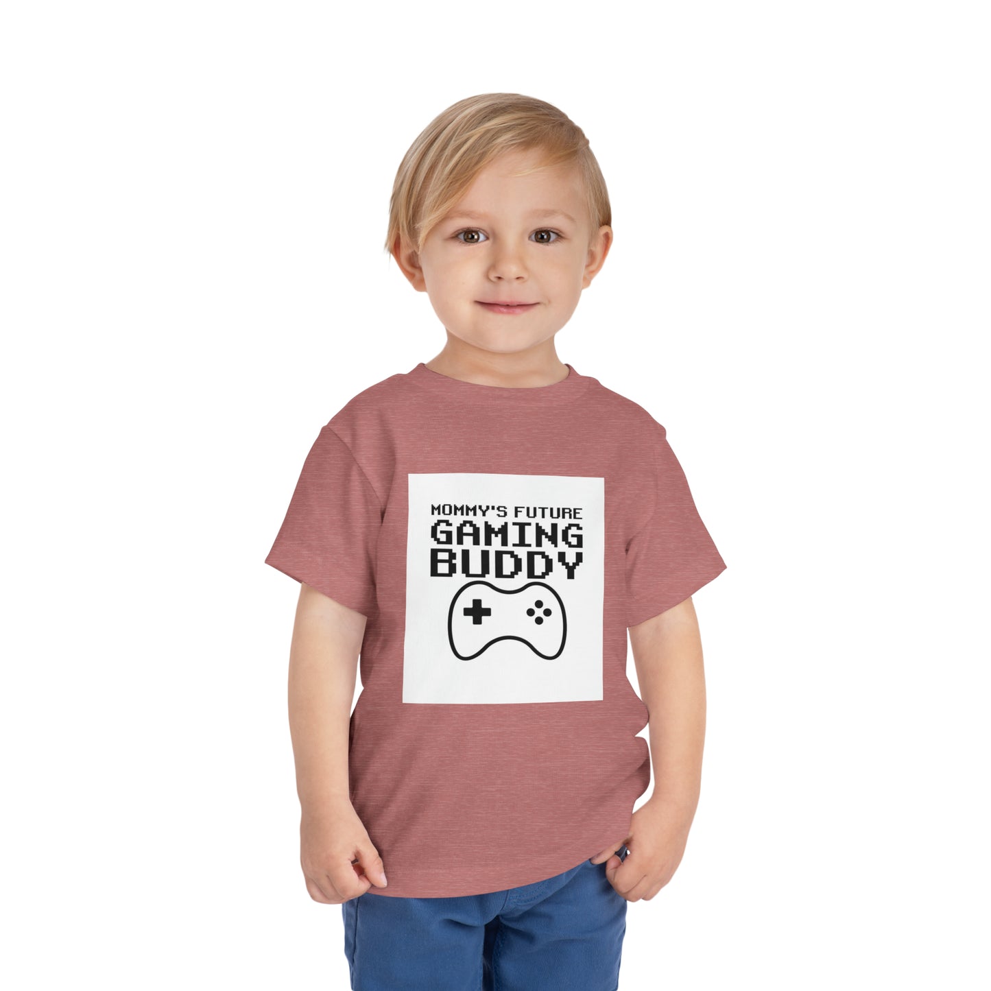 Mommy’s Future Gaming Buddy Toddler Short Sleeve Tee