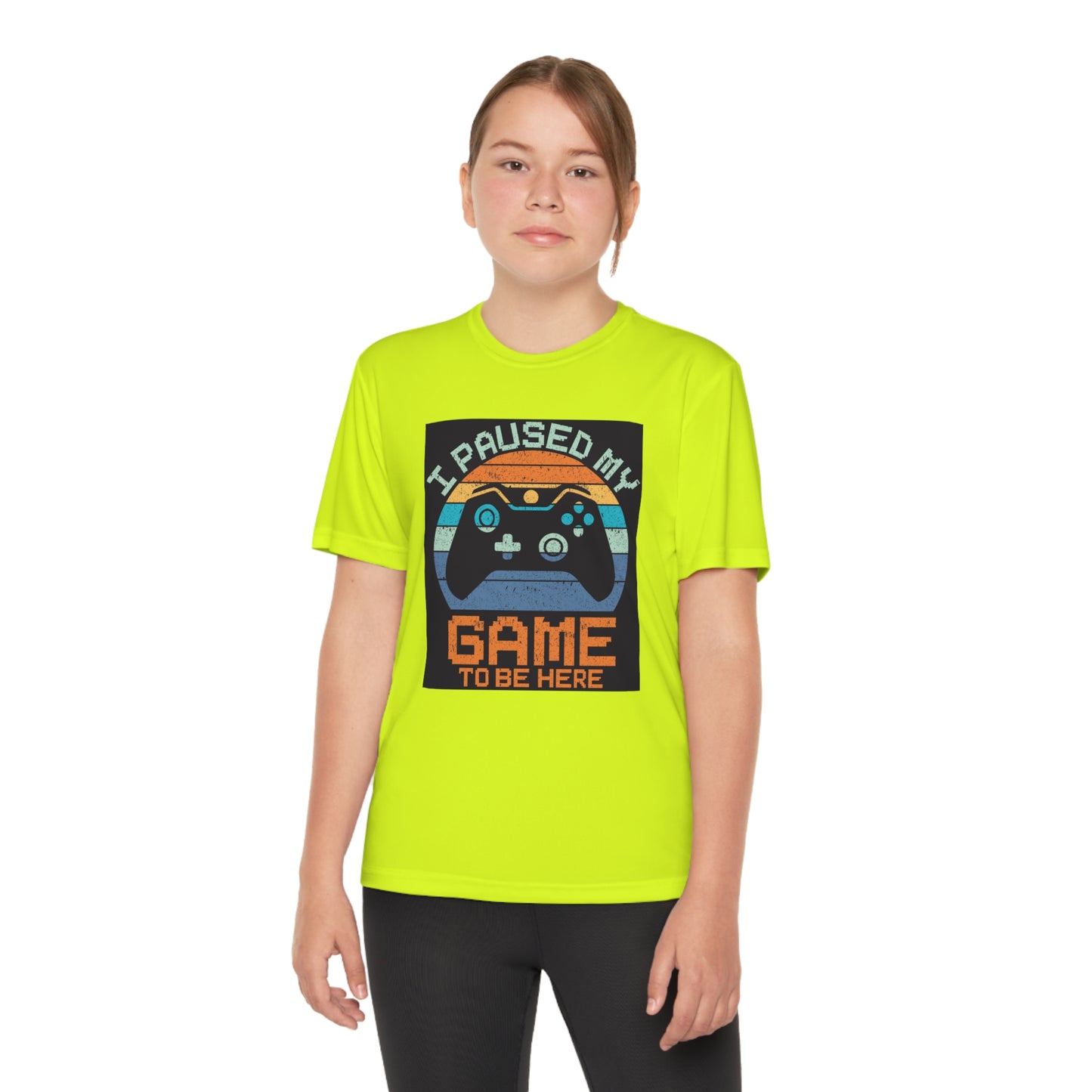 I paused my game to be here Youth Competitor Tee