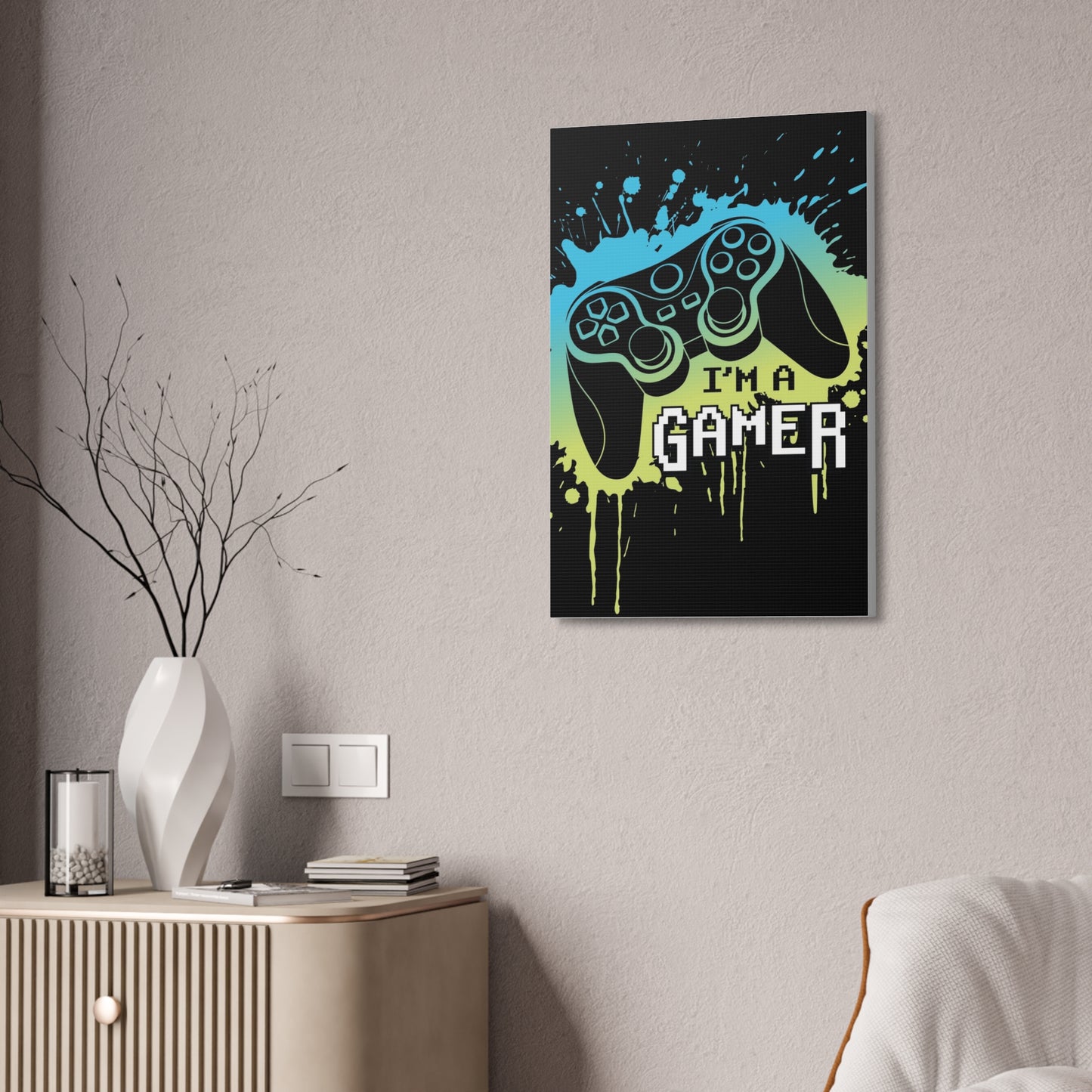 I’m A Gamer Canvas Stretched, 1.5''