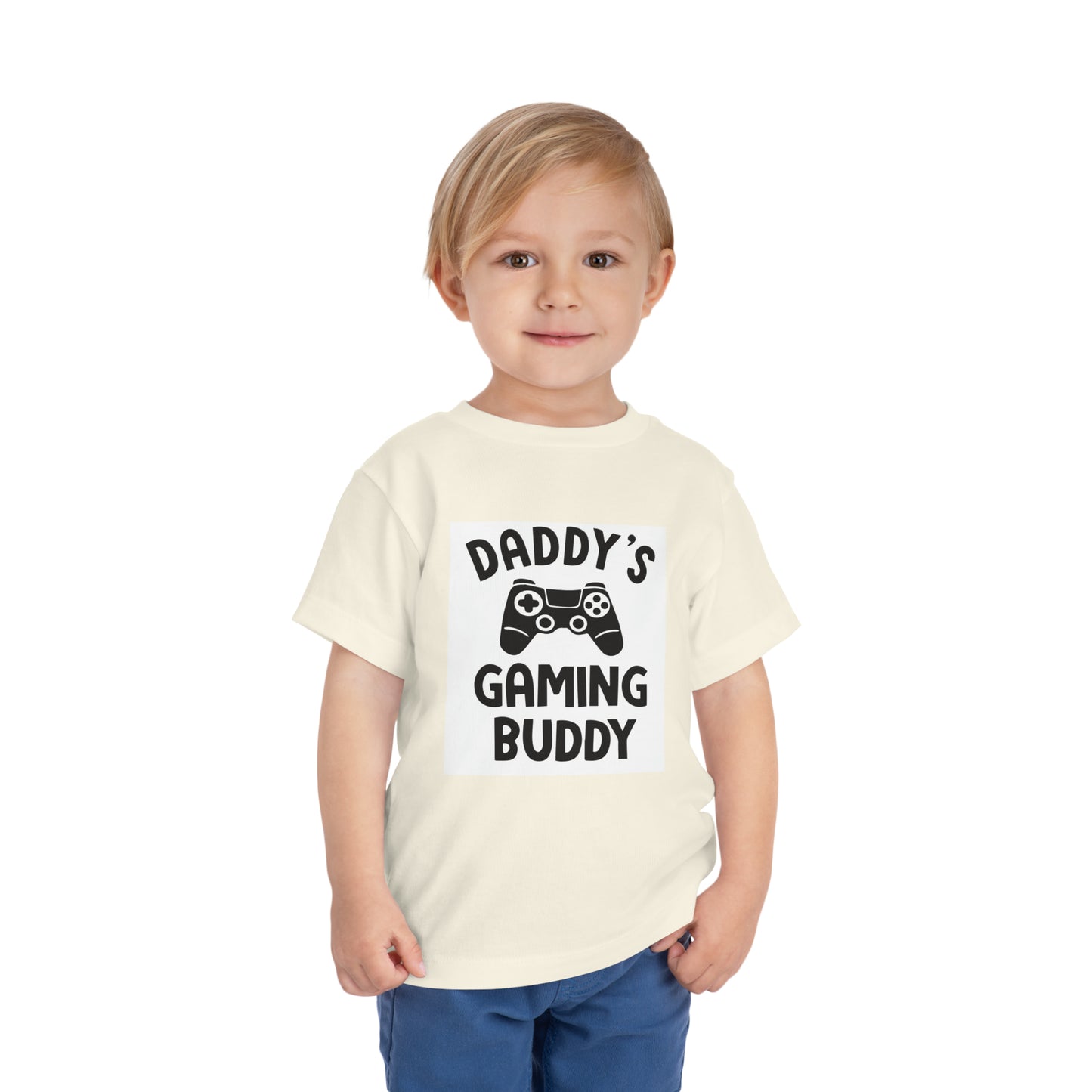 Daddy’s Gaming Buddy Toddler Short Sleeve Tee