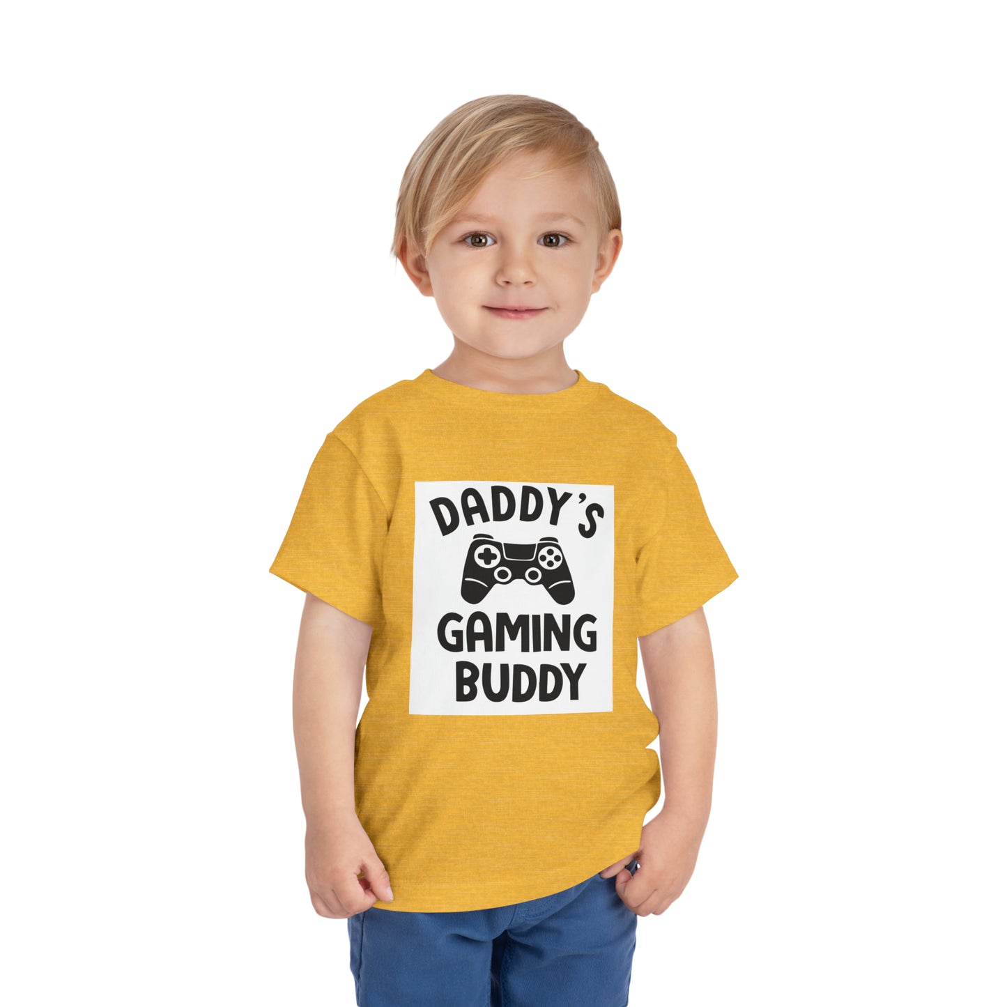 Daddy’s Gaming Buddy Toddler Short Sleeve Tee