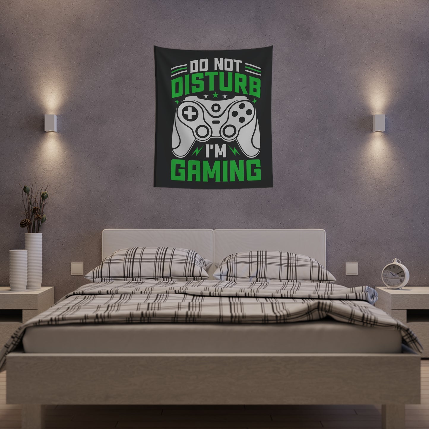 Do not disturb I’m gaming Printed Wall Tapestry