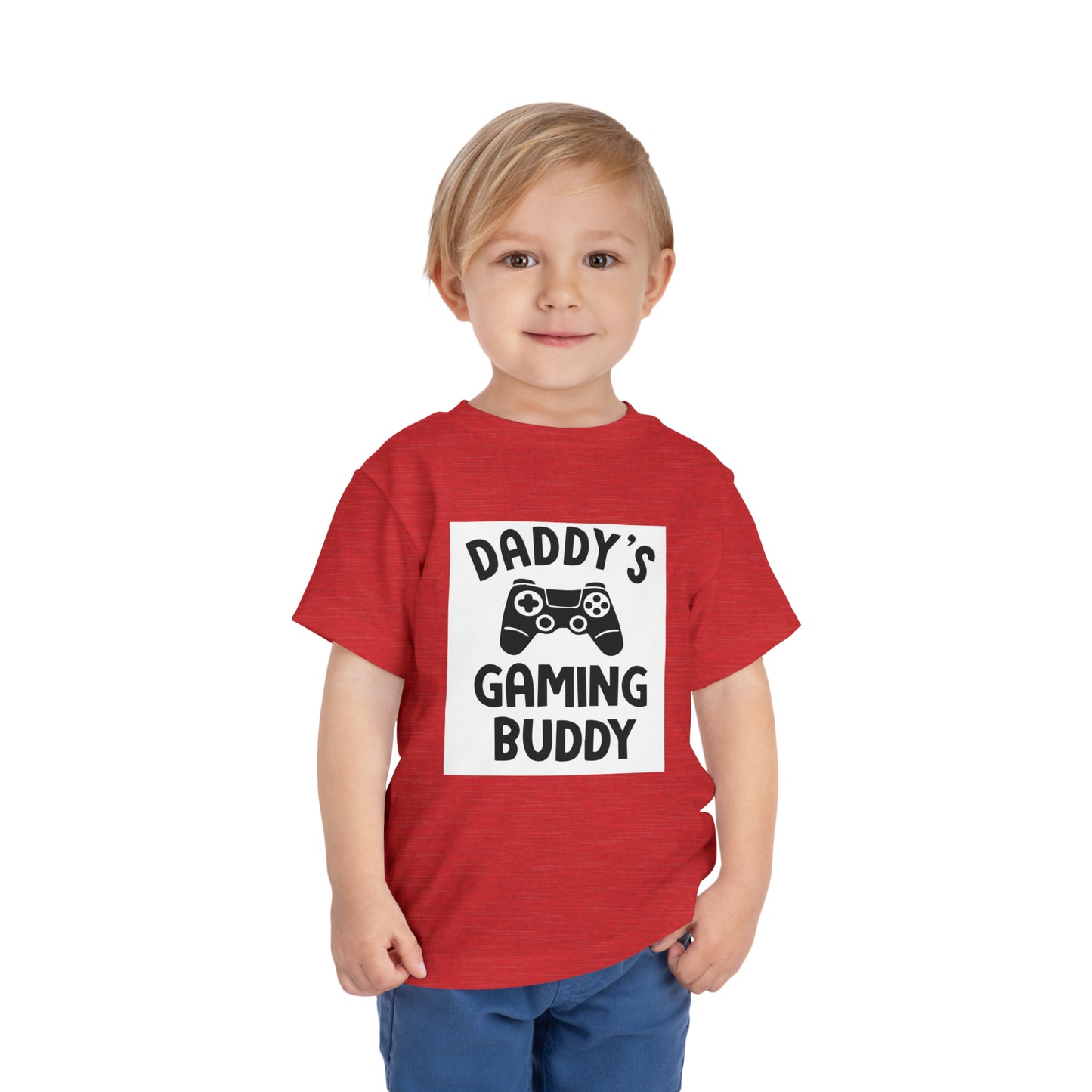 Daddy’s Gaming Buddy Toddler Short Sleeve Tee