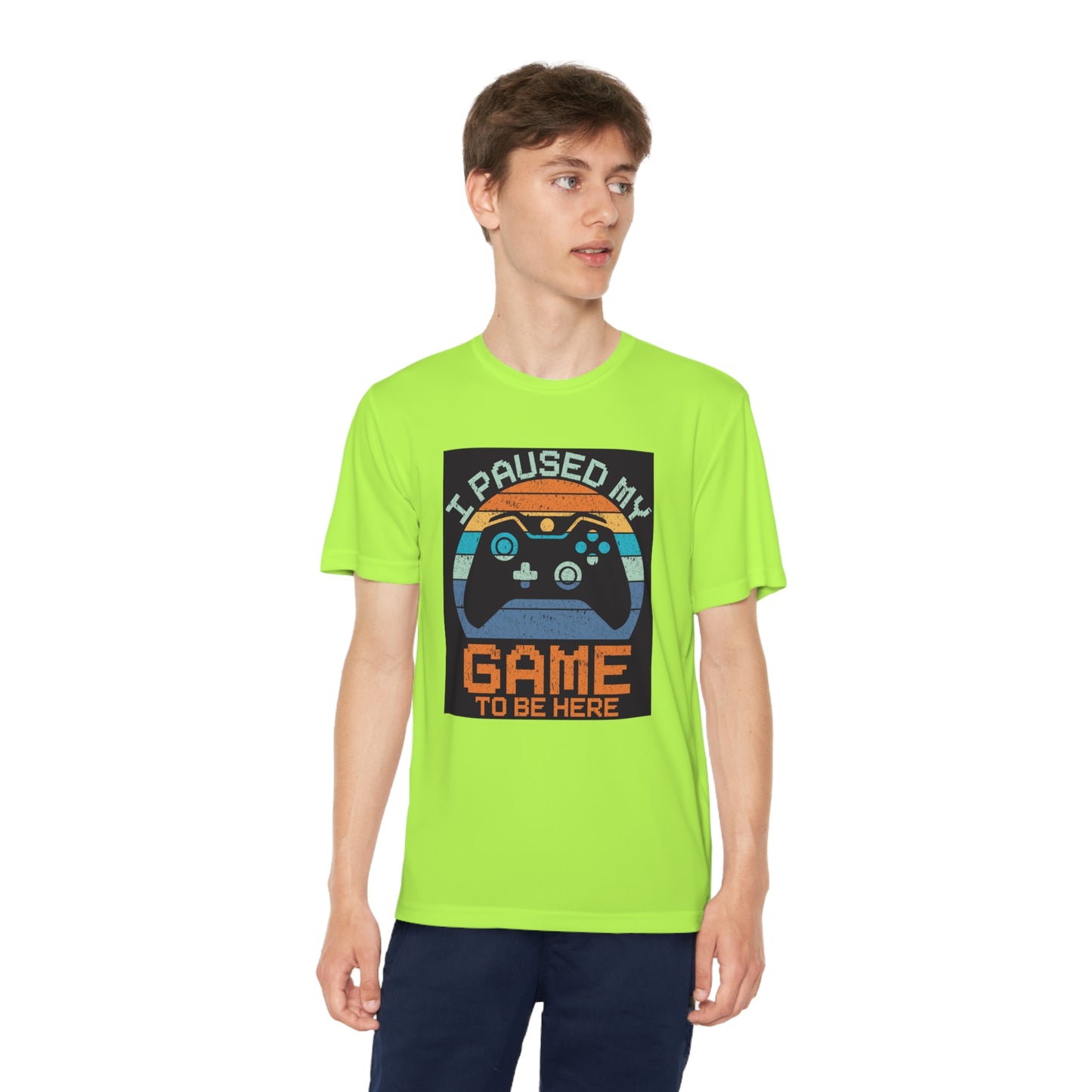 I paused my game to be here Youth Competitor Tee