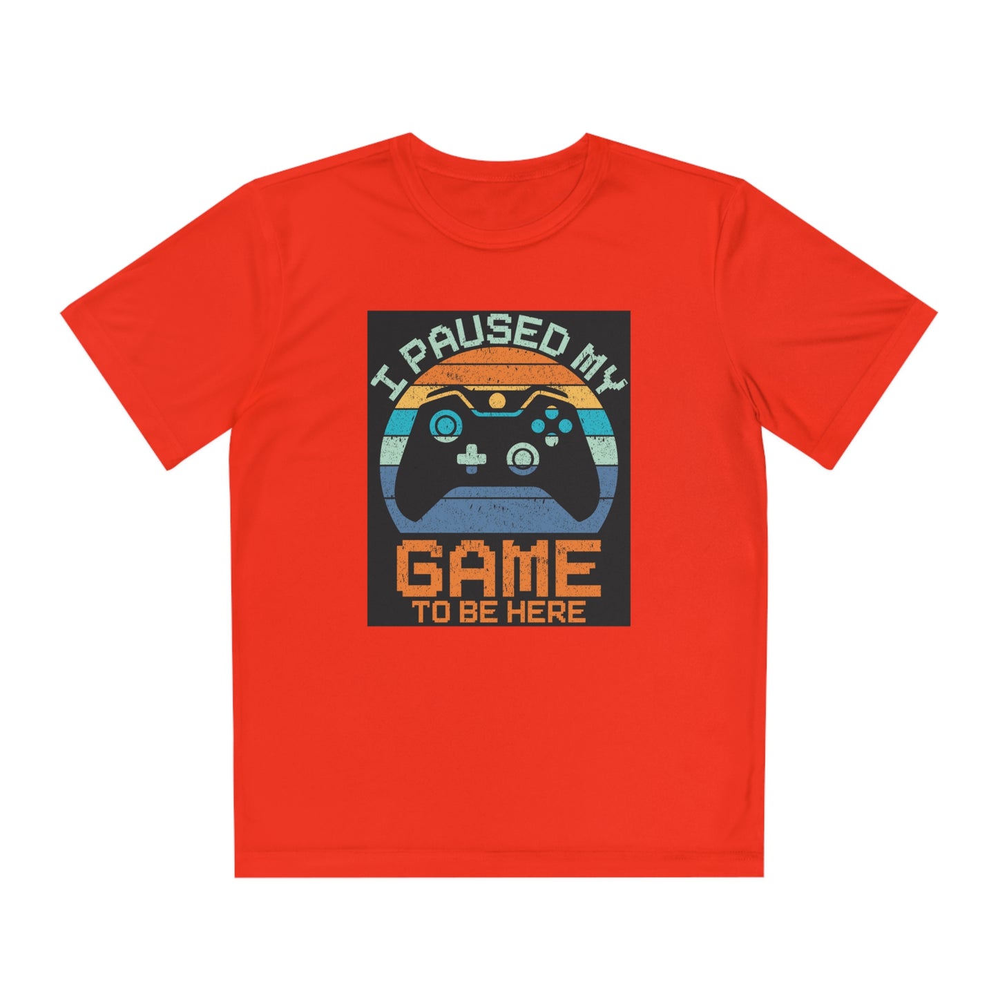 I paused my game to be here Youth Competitor Tee