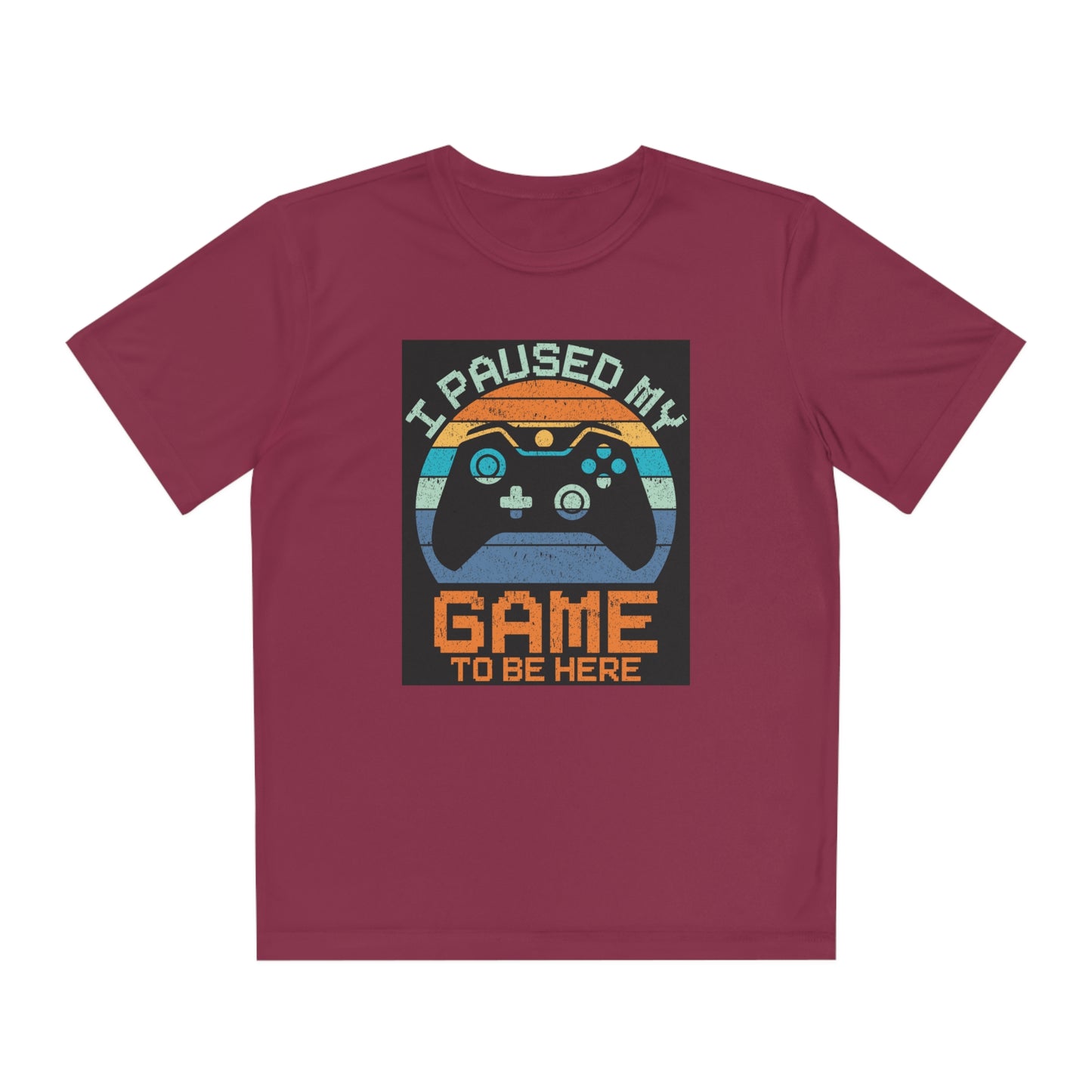 I paused my game to be here Youth Competitor Tee