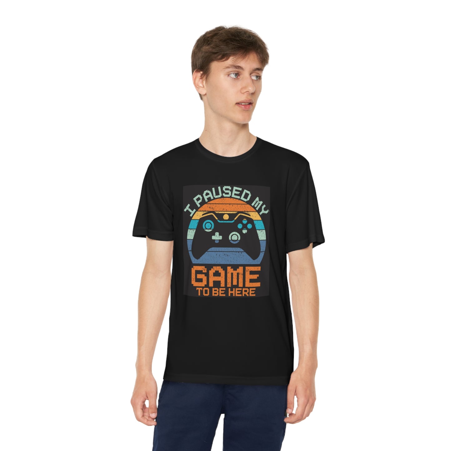 I paused my game to be here Youth Competitor Tee