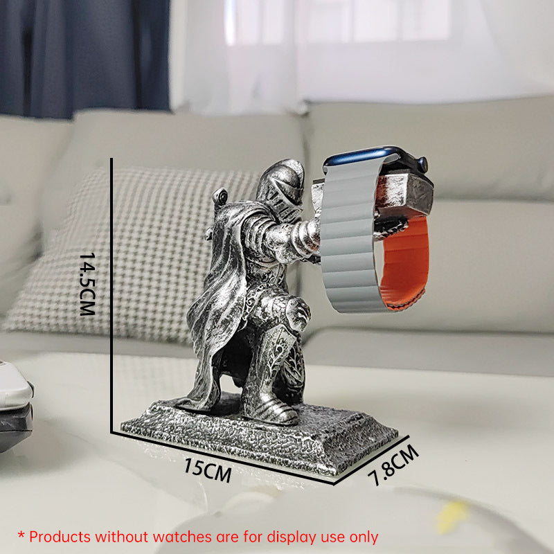 Suitable for Samsung Apple Huawei watch smart stand Apple watch charging display stand black warrior