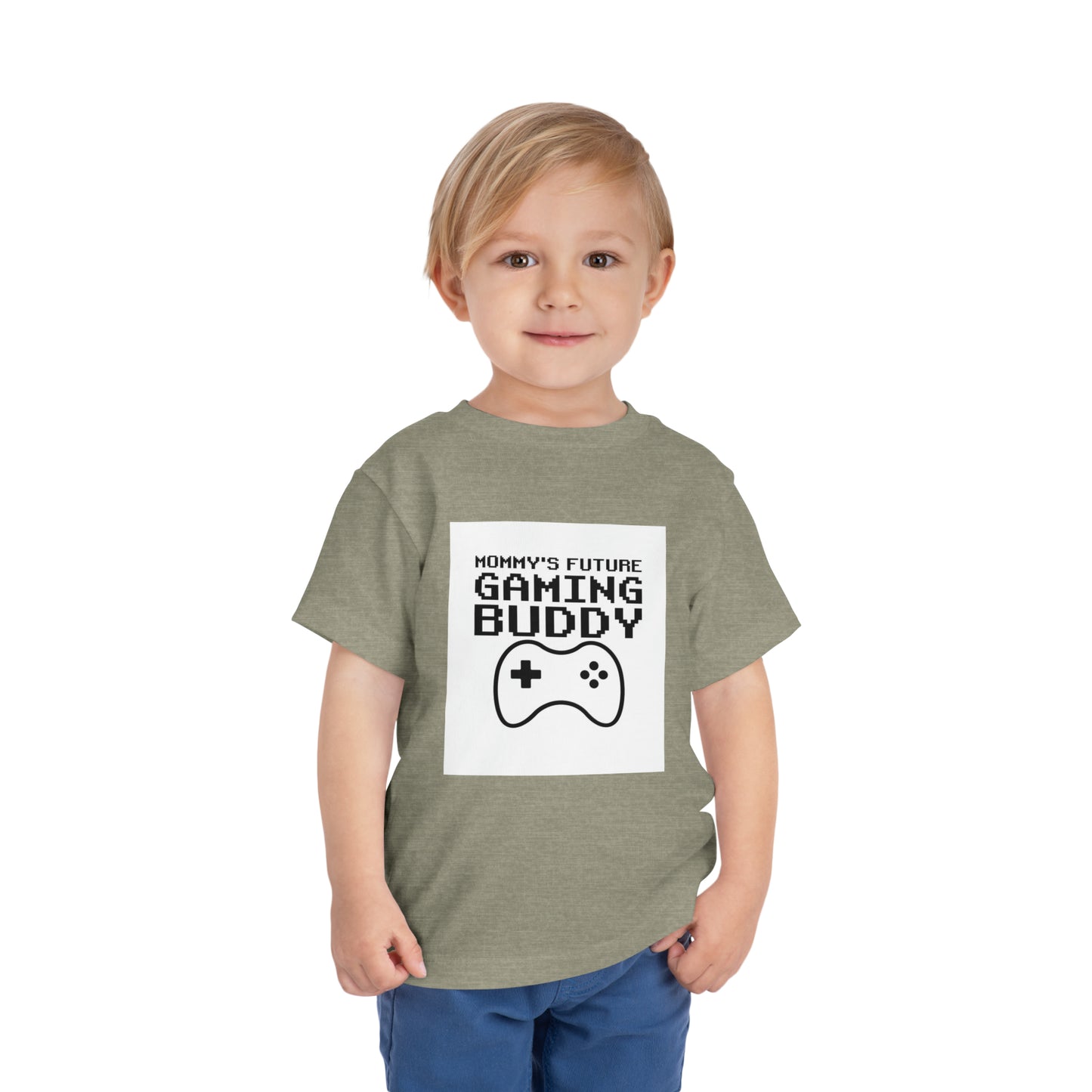 Mommy’s Future Gaming Buddy Toddler Short Sleeve Tee