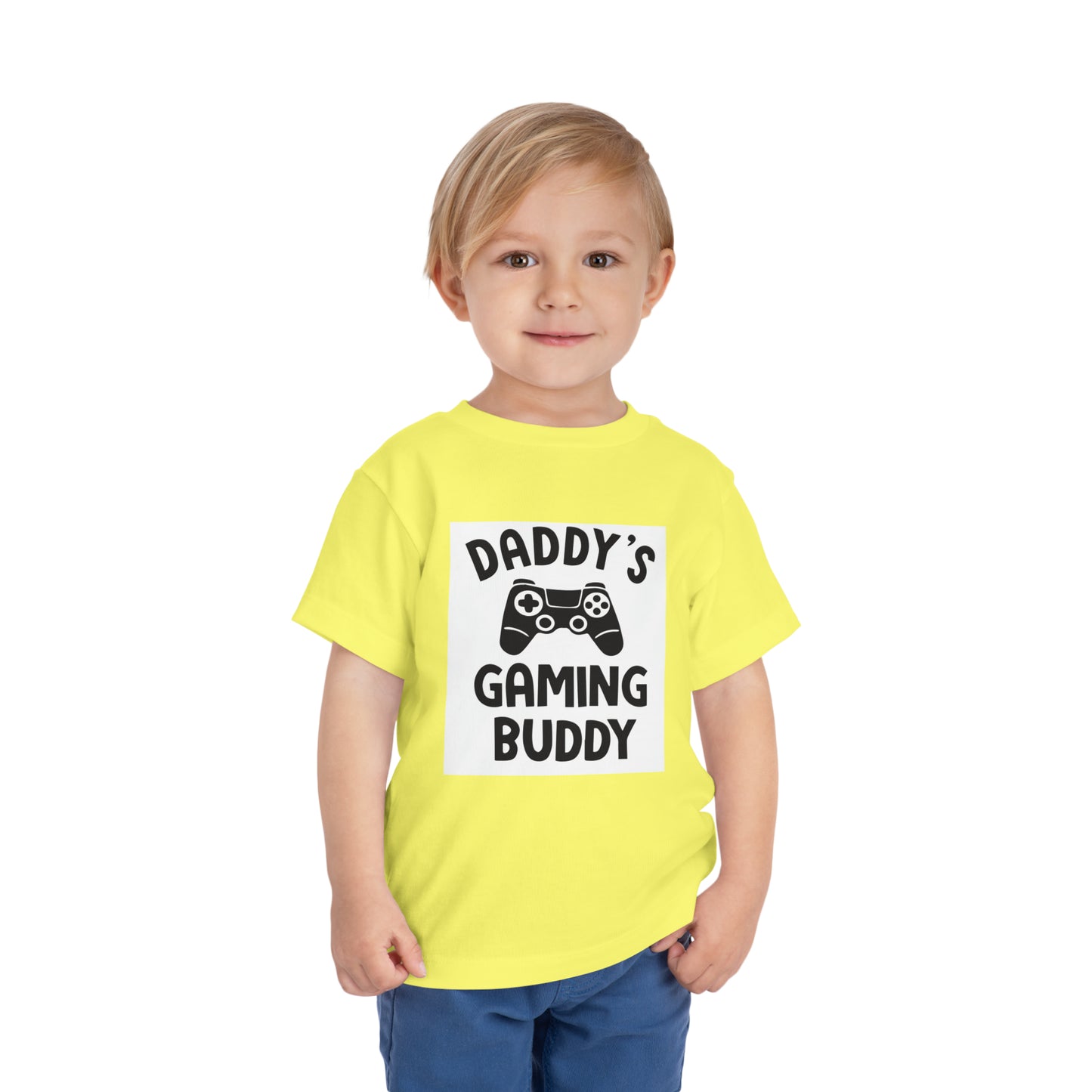 Daddy’s Gaming Buddy Toddler Short Sleeve Tee