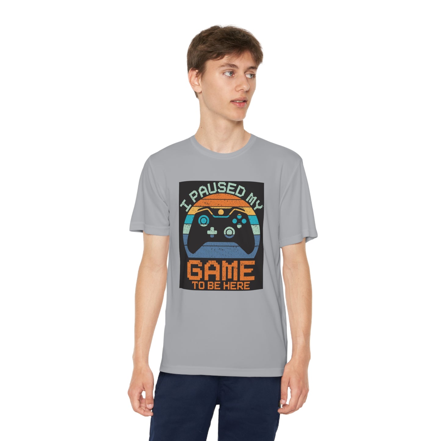 I paused my game to be here Youth Competitor Tee