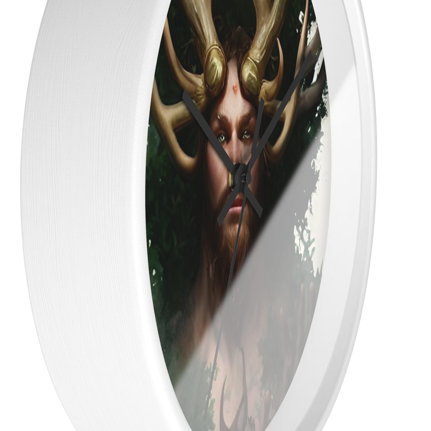 Horned God Cernunnos Celtic God Wall Clock