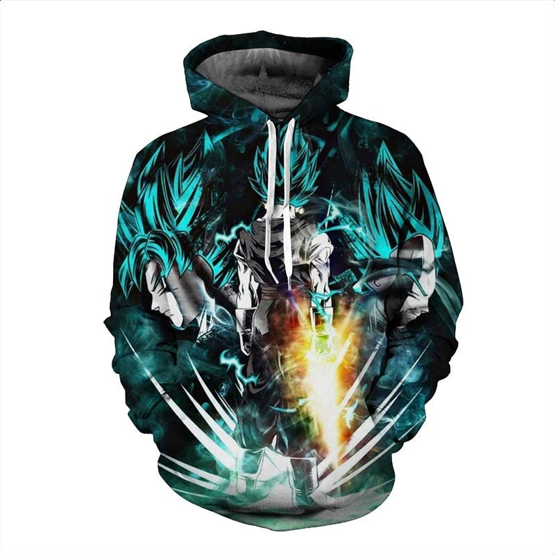 Anime Dragon Ball 3D Print Hooded Sweatshirts for Men Women