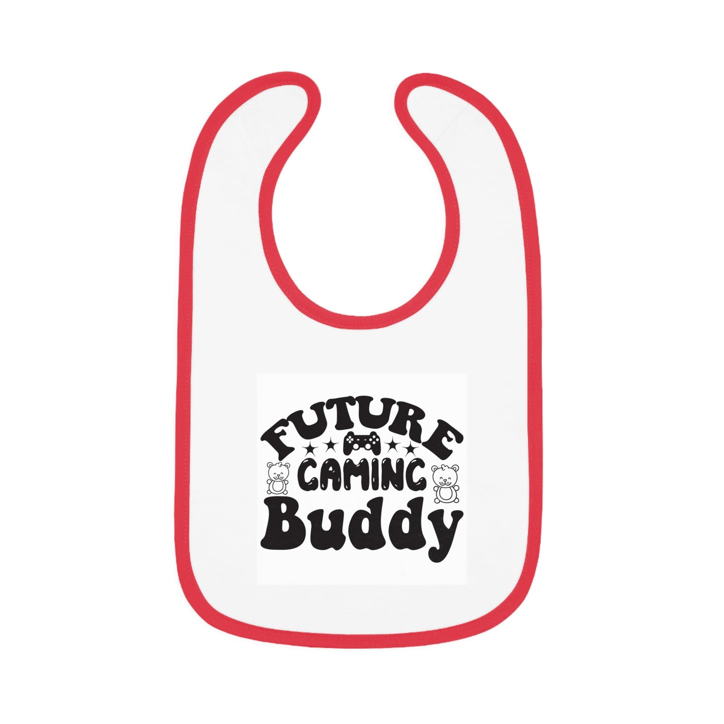 Future Gaming Buddy Baby Contrast Trim Jersey Bib