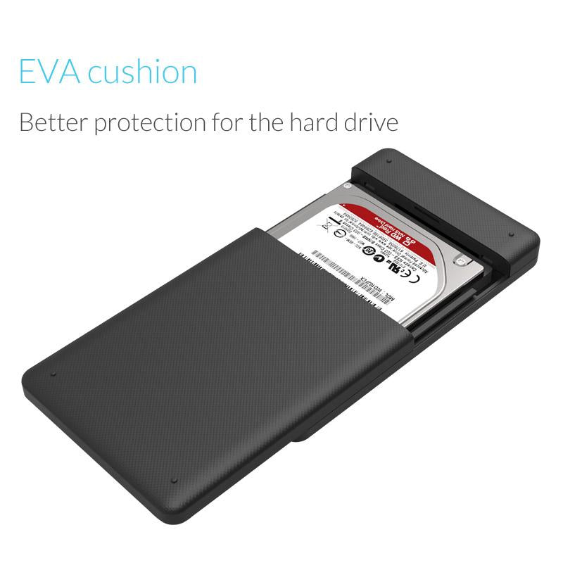 ORICO HDD Enclosure Sata to USB 3.0 HDD Case Tool Free for 7mm/9.5mm 2.5 inch HDD SSD Up to 2TB Hard Disk Box External HDD Case