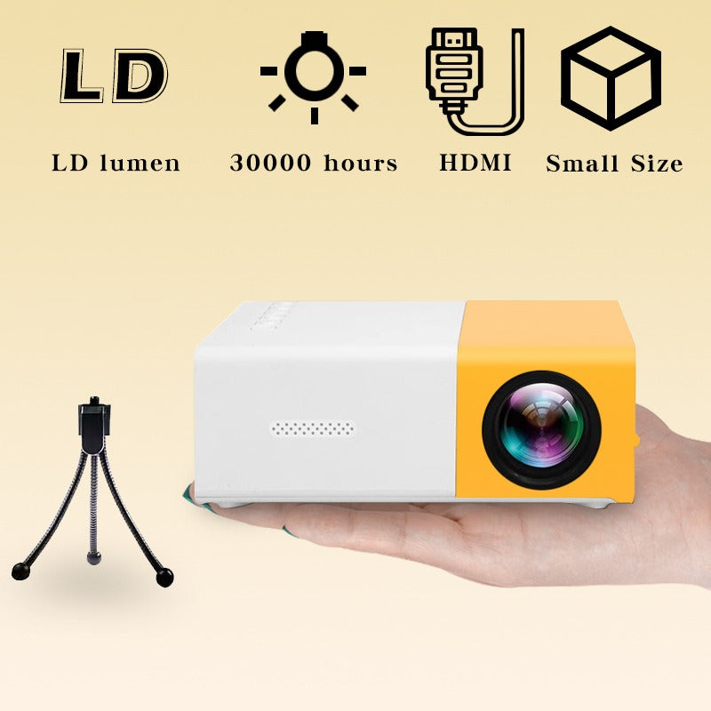 1pc Portable Movie Projector with WiFi, HDMI, USB, and iOS/Android Compatibility - Perfect for Meetings, Office, School, Team Bu